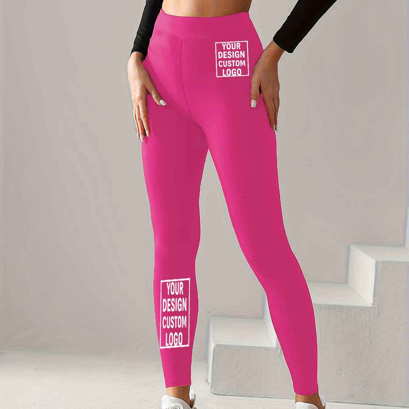 TEMU Diy Your Favorite Patterns, Customizable By Uploading Your Designs. Standard-size Women's Fashionable Casual Sport Pants, Leggings, Yoga Pants