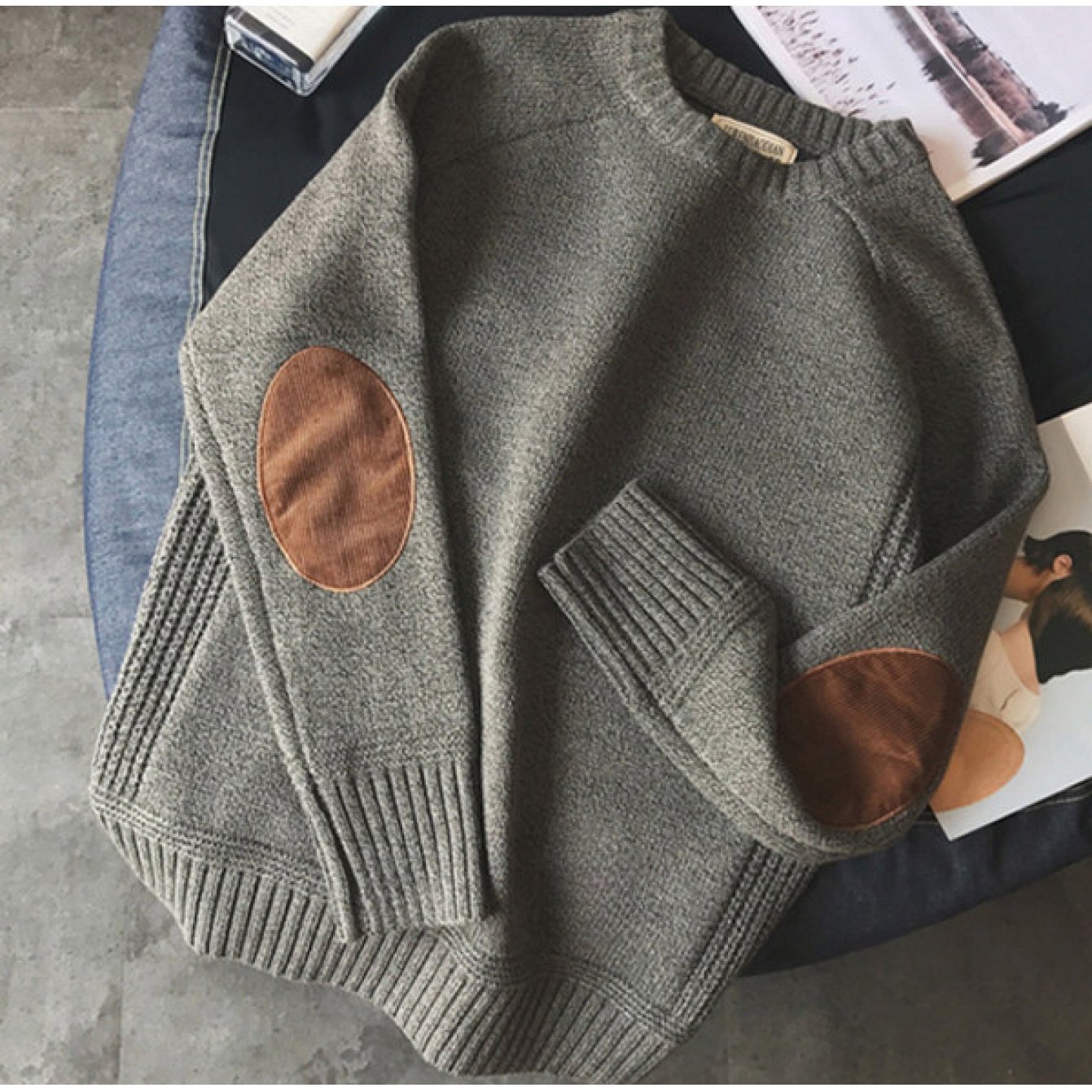 TEMU Winter New Arrivals, Men's Sweaters, Thickened Sweaters, Winter Men's Sweaters, Round-neck Pullover Sweaters, Fashionable And Versatile, Trendy