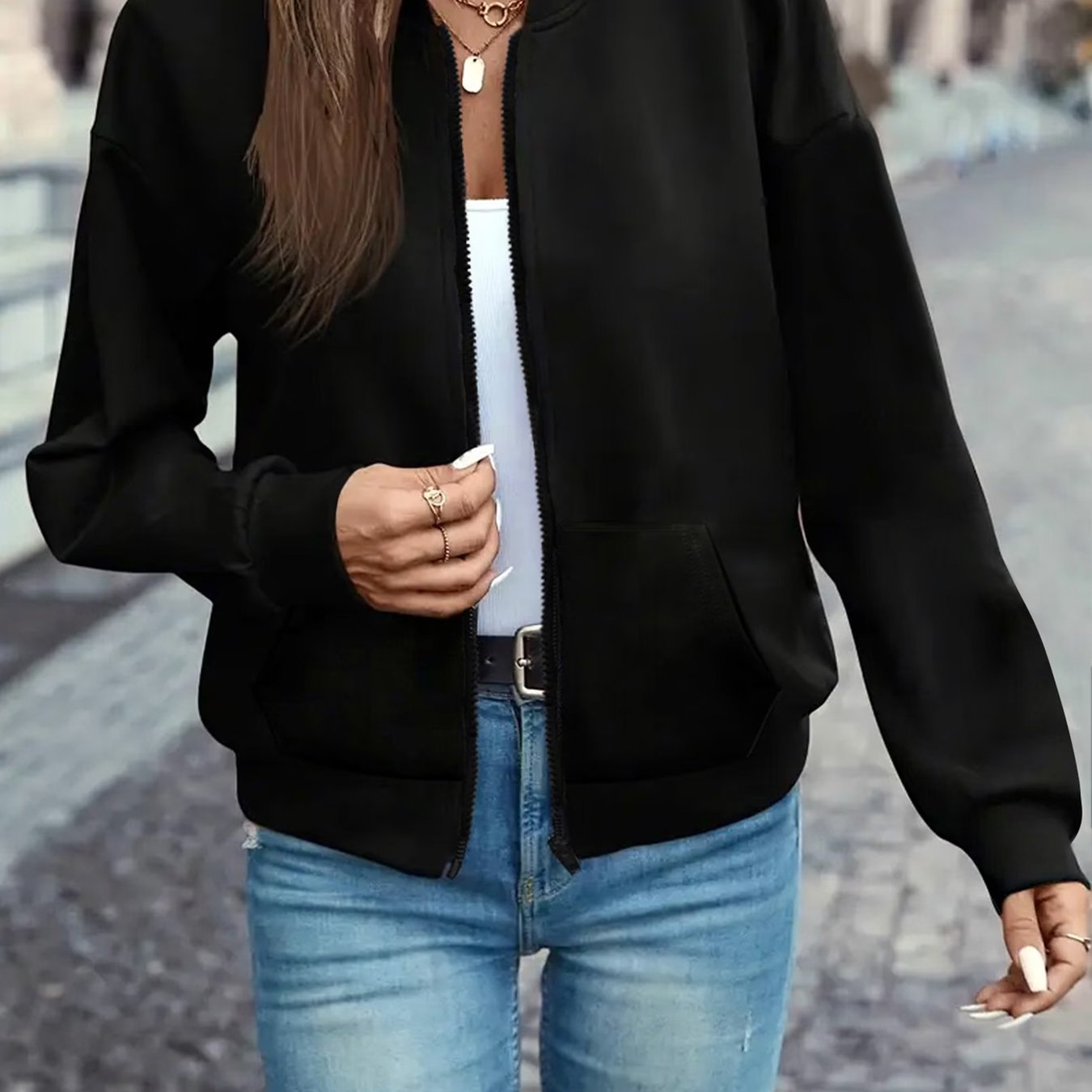 TEMU Women's Size Trendy Wear Comfortable Jacket Coat