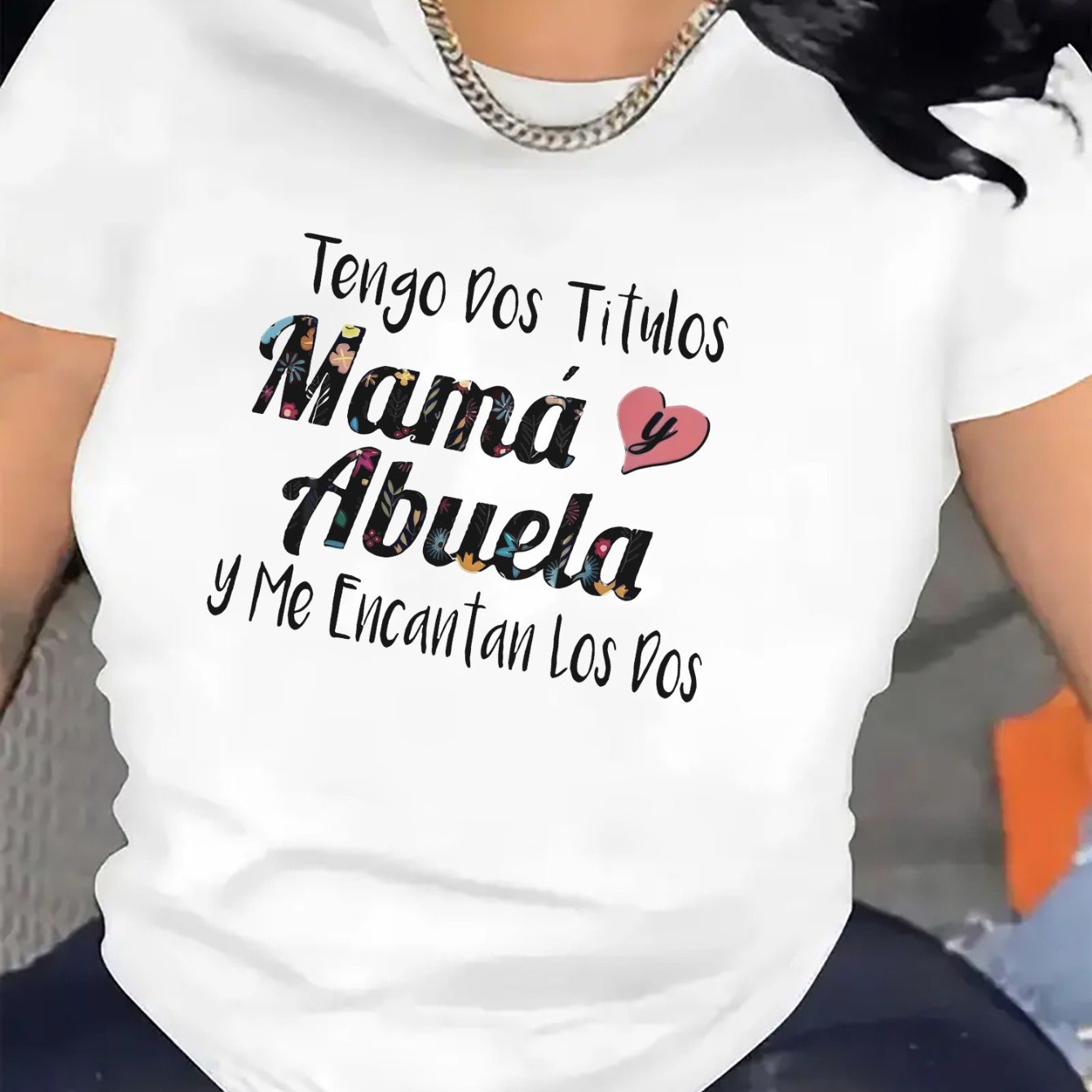 TEMU Camiseta de Manga Corta de Poliéster para Uso en el Hogar y , Cómoda y Duradera, con Diseño de Texto Estiloso, Ideal para Uso Casual, Tela ,