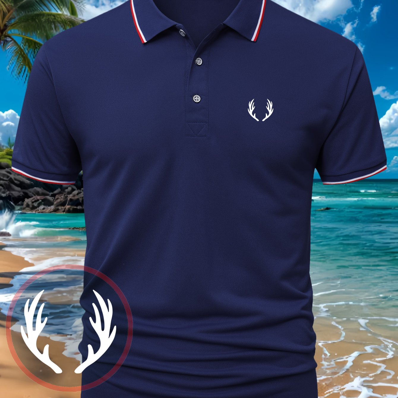 TEMU New Mature Size Business Wear Henley Short Sleeve T-shirt, Men' Shirt With Collar, Short Sleeve, Button-up, Letter Print Regular Fit Streetwear,