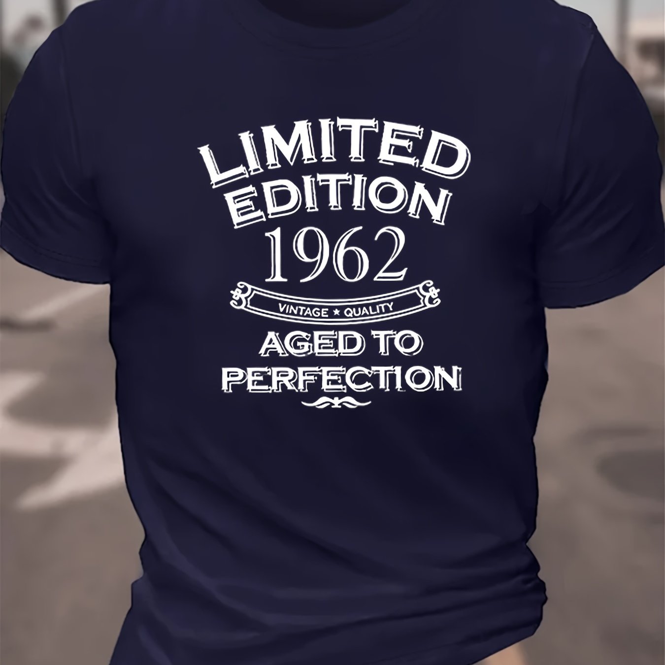 TEMU T-shirt à col rond tendance pour hommes avec imprimé amusant - Polyester respirant, lavable en machine - pour & l'été