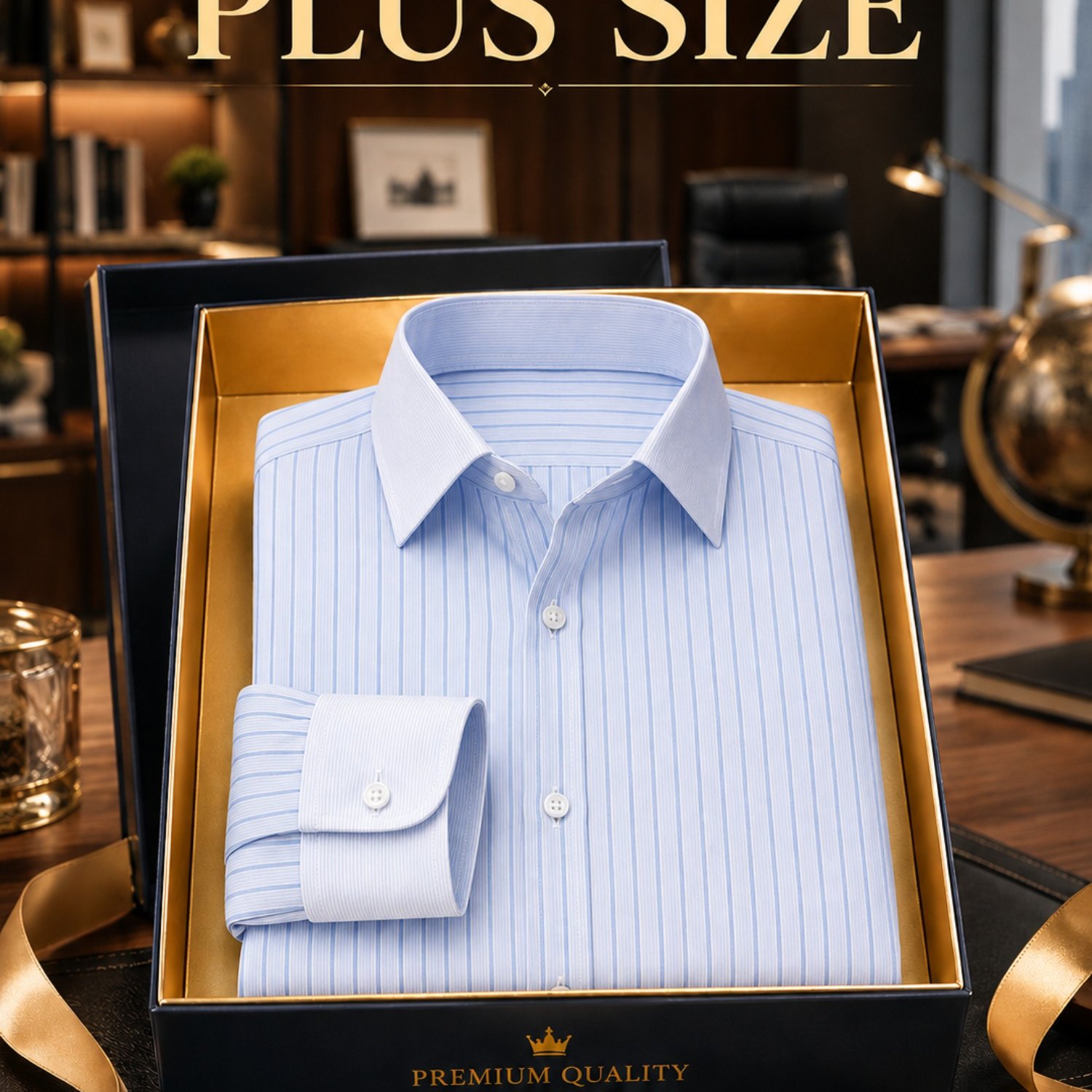 [ ] Men's Plus Size Shirt, Commuter Office Formal Plus Size Shirt, Wrinkle-resistant Oversized , Chubby Brother , Outdoor Sports, Golf, Men's Plus Size Shirt, Gift For Husband