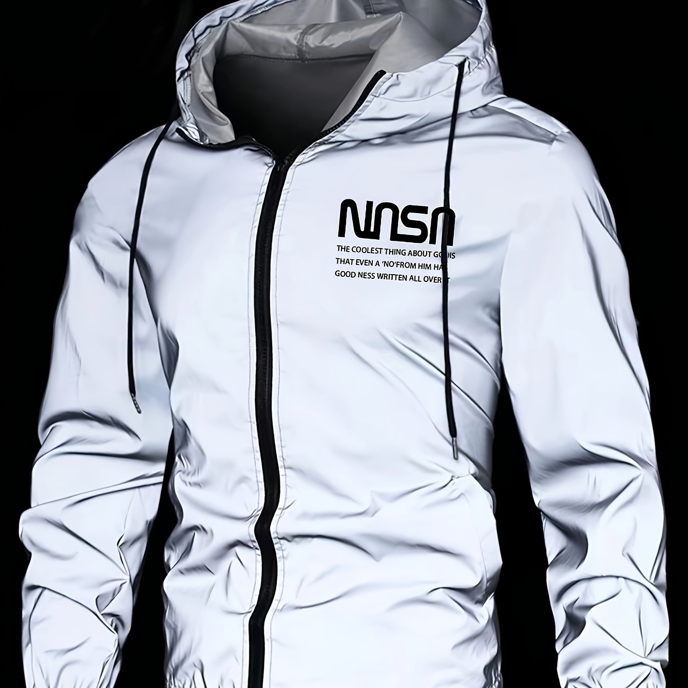 Image of Men's Hooded Jacket Sweater, Men's Long Sleeve Jacket, Hooded Outerwear, Hoodie Jacket, Hooded Casual Fashion Jacket