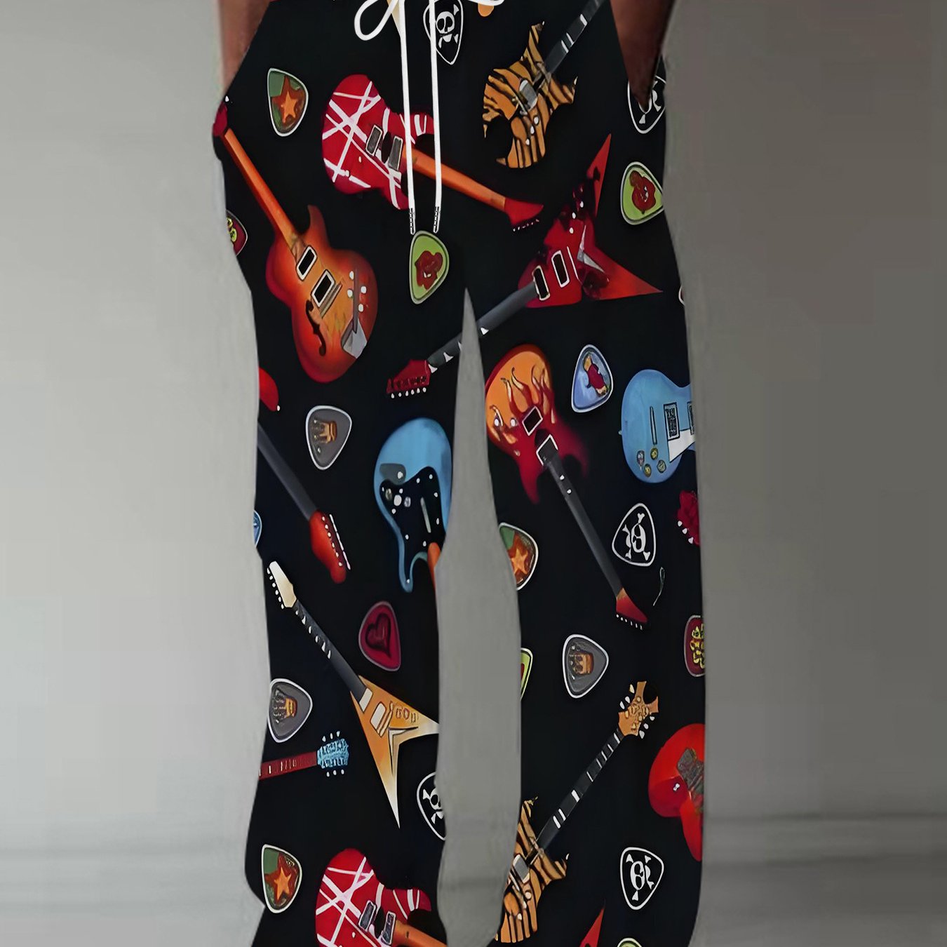 TEMU Season Men's Trousers Loose Straight Youth European And American Trendy Casual Pants
