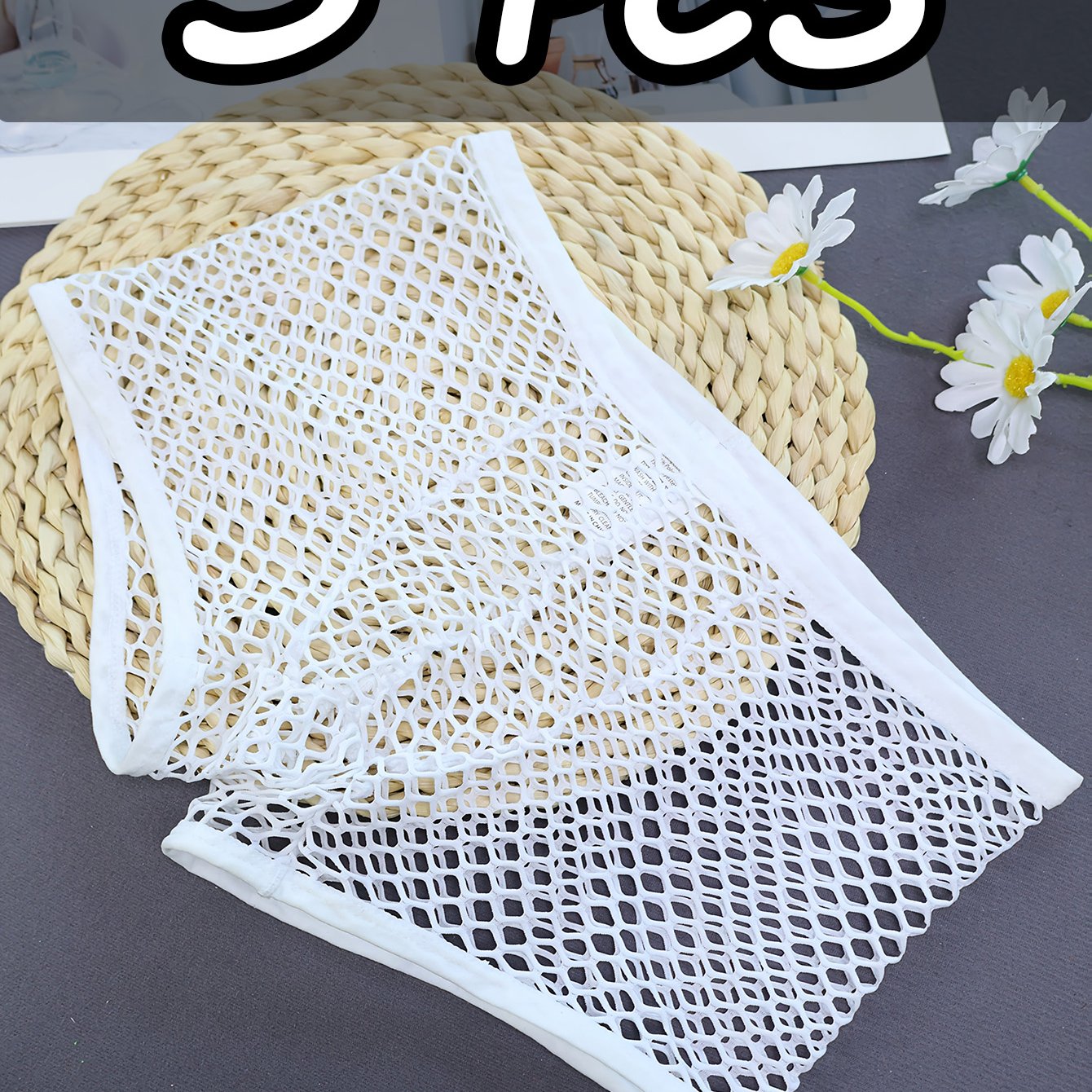 TEMU 3pcs Men's Boxer Shorts Made Of Breathable Mesh, Men's Boxer Shorts, Men' Color Underwear, Featuring A U-shaped Design Transparent And Soft,