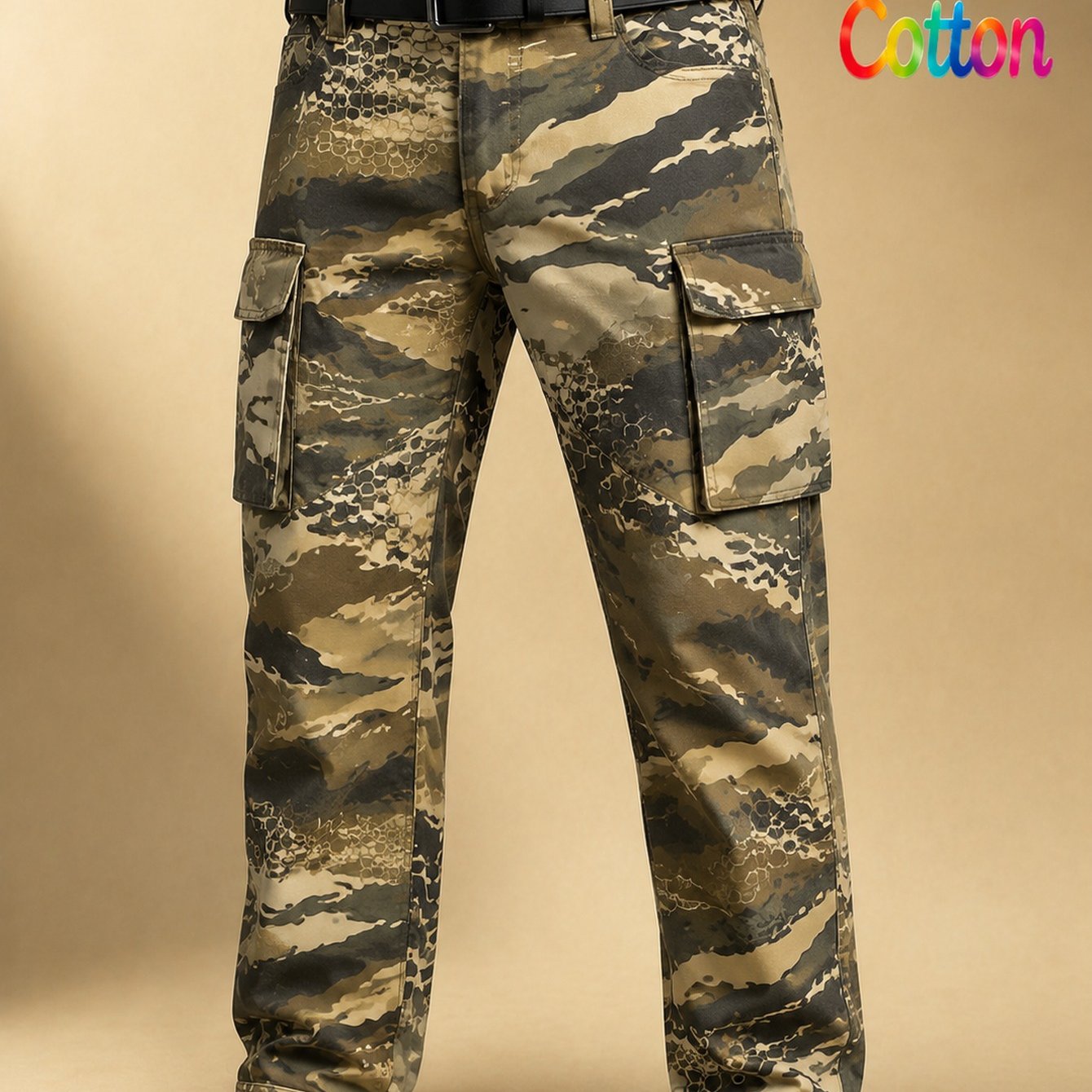 Image of 2026 Men's Trousers (beltless) - Casual Versatile Men's Casual Trousers For And Utility In Urban Environments. Wear And