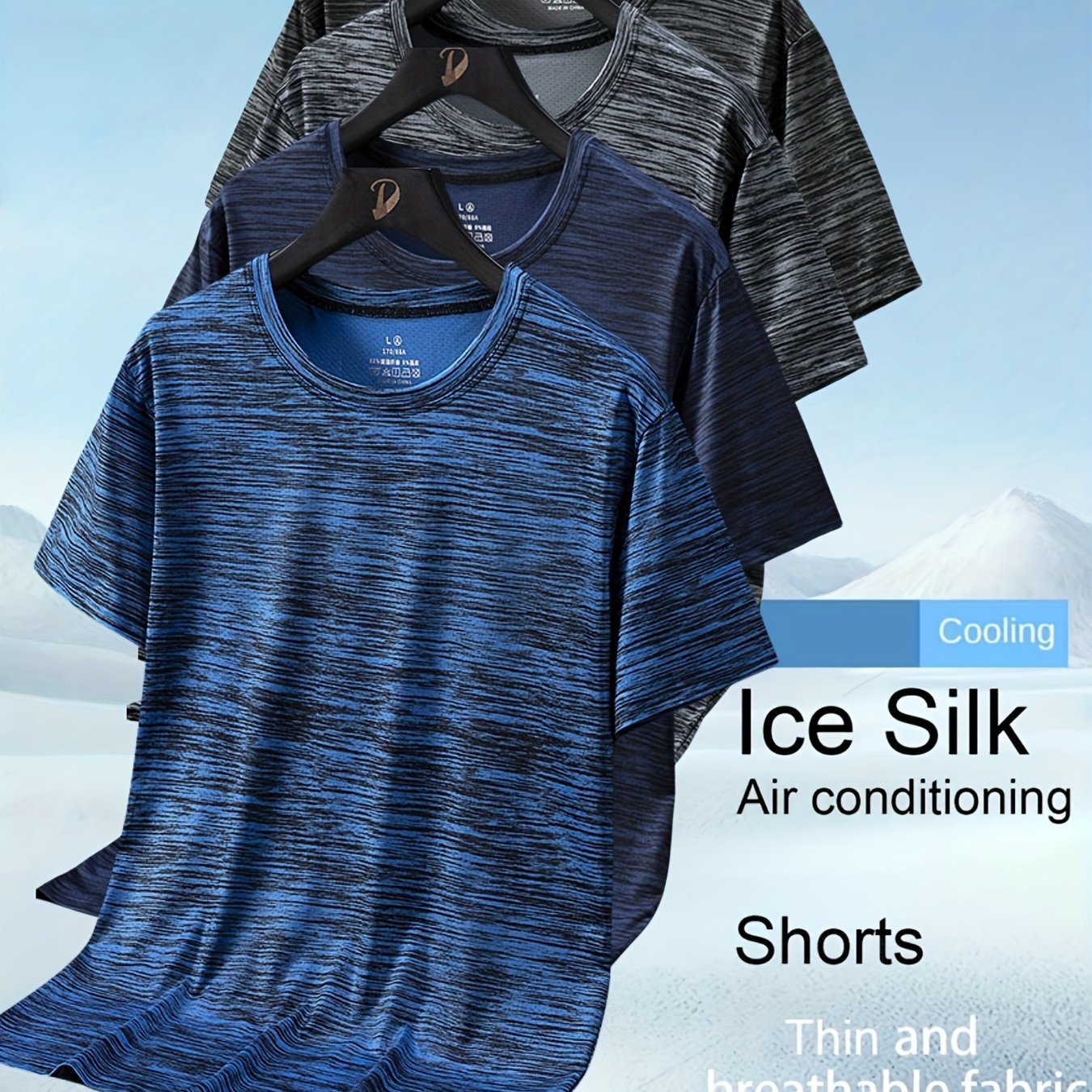 4-pc - 's Crew Neck Sports T-shirt, Regular Fit, Short Sleeve, Suitable For Casual, Running, Training, Fitness, Golf, Basketball, Tennis, Yoga, Adult And Teen Clothing