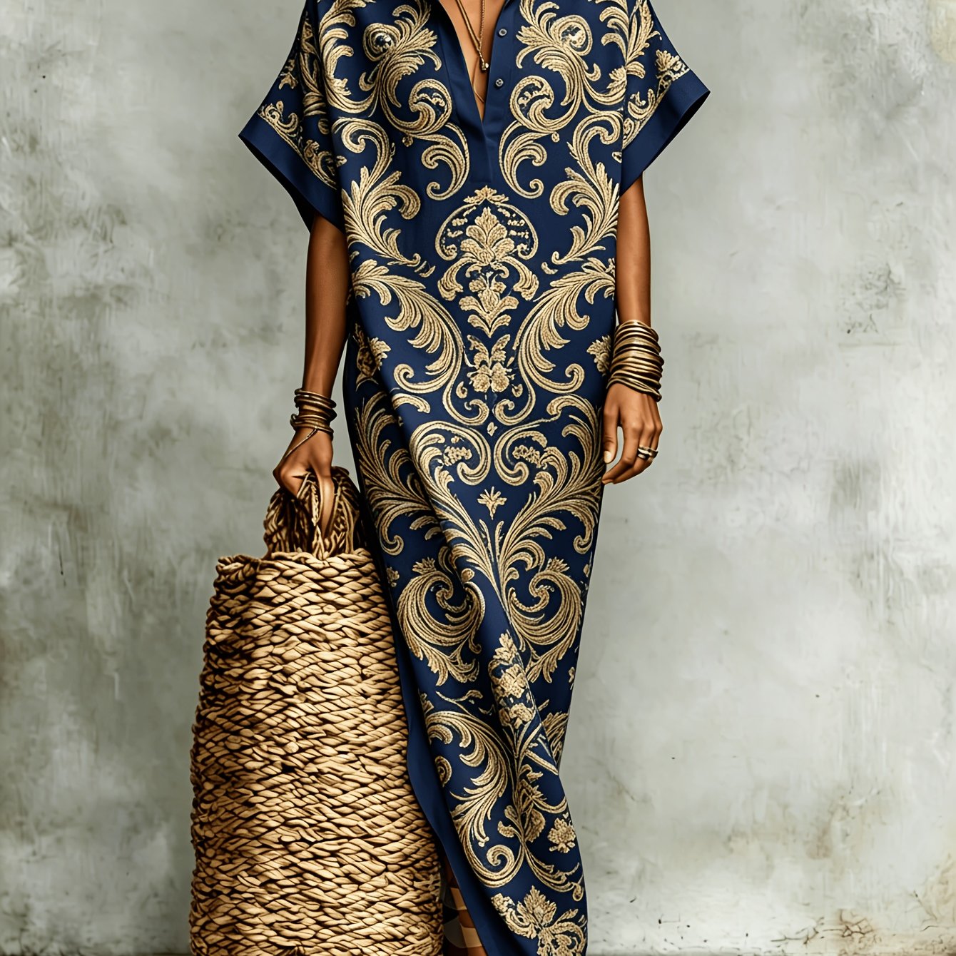 New Arrival Women's Summer Dress, Floral Print, Elegant And Sophisticated, Made Of Polyester, Machine Washable, Perfect For Summer Vacations And Casual Attire, 2d Flat Print., 2d Flat