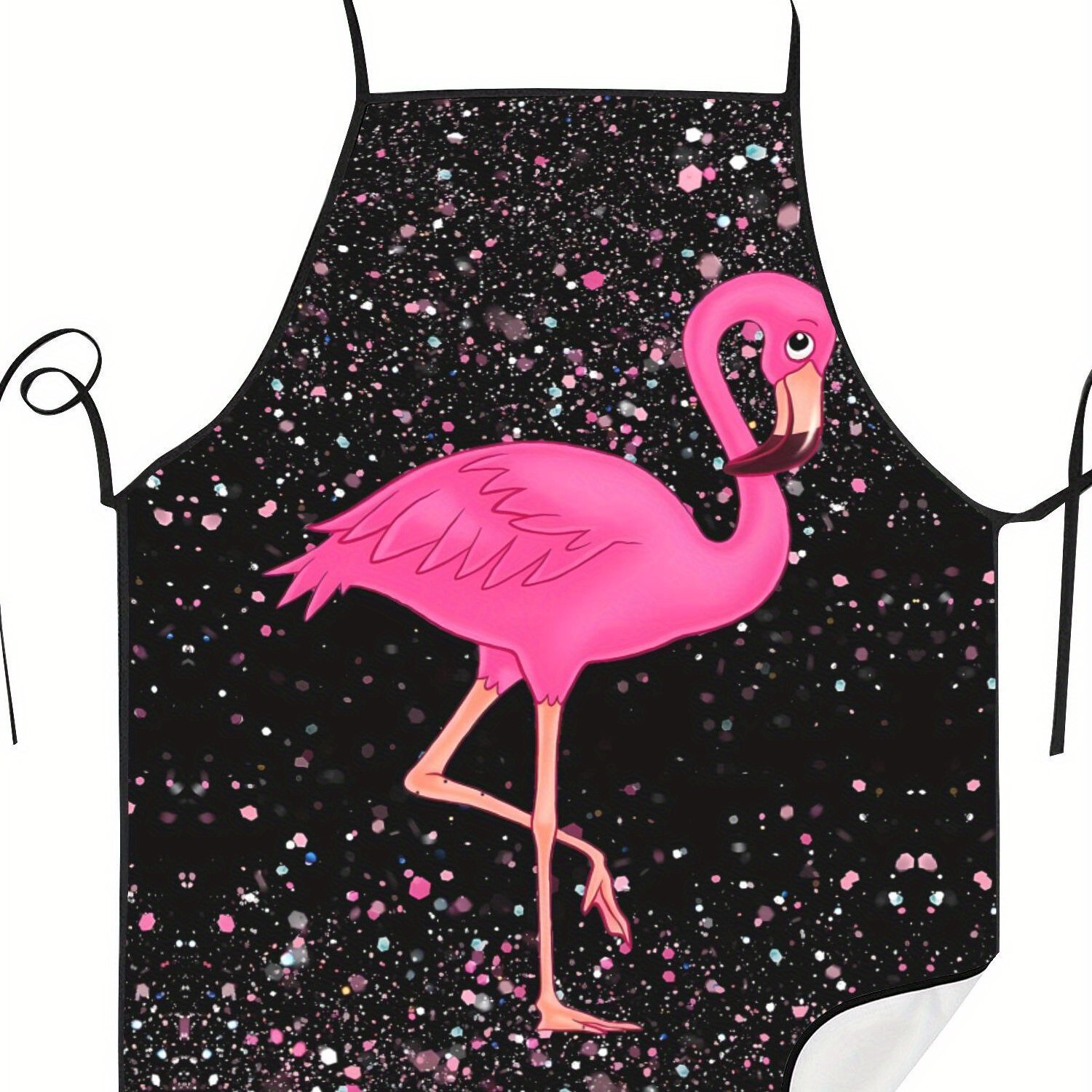 Flamingo Apron Cooking Restaurant Printed 2d Print Design