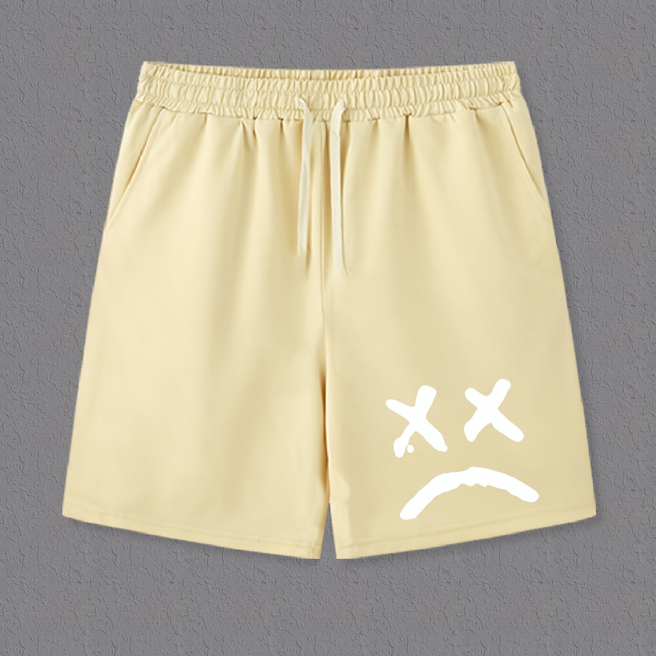 TEMU Men's Casual Outdoor Shorts With Xx - Lightweight, Drawstring Waist, And Pockets For Beach, Fishing, And Everyday Fun - Summer Sportswear, Beach