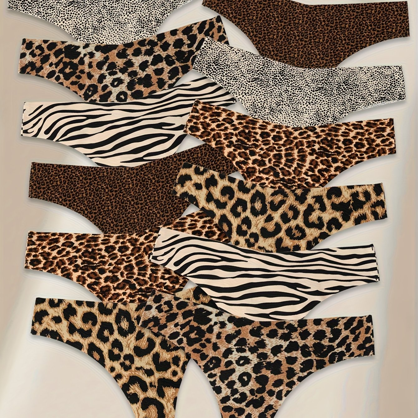 TEMU 5pcs Women' Color Comfortable Breathable Thong Panties, Thin Women's Underwear, Full Coverage Women's Underwear, Satin Women's Panties,