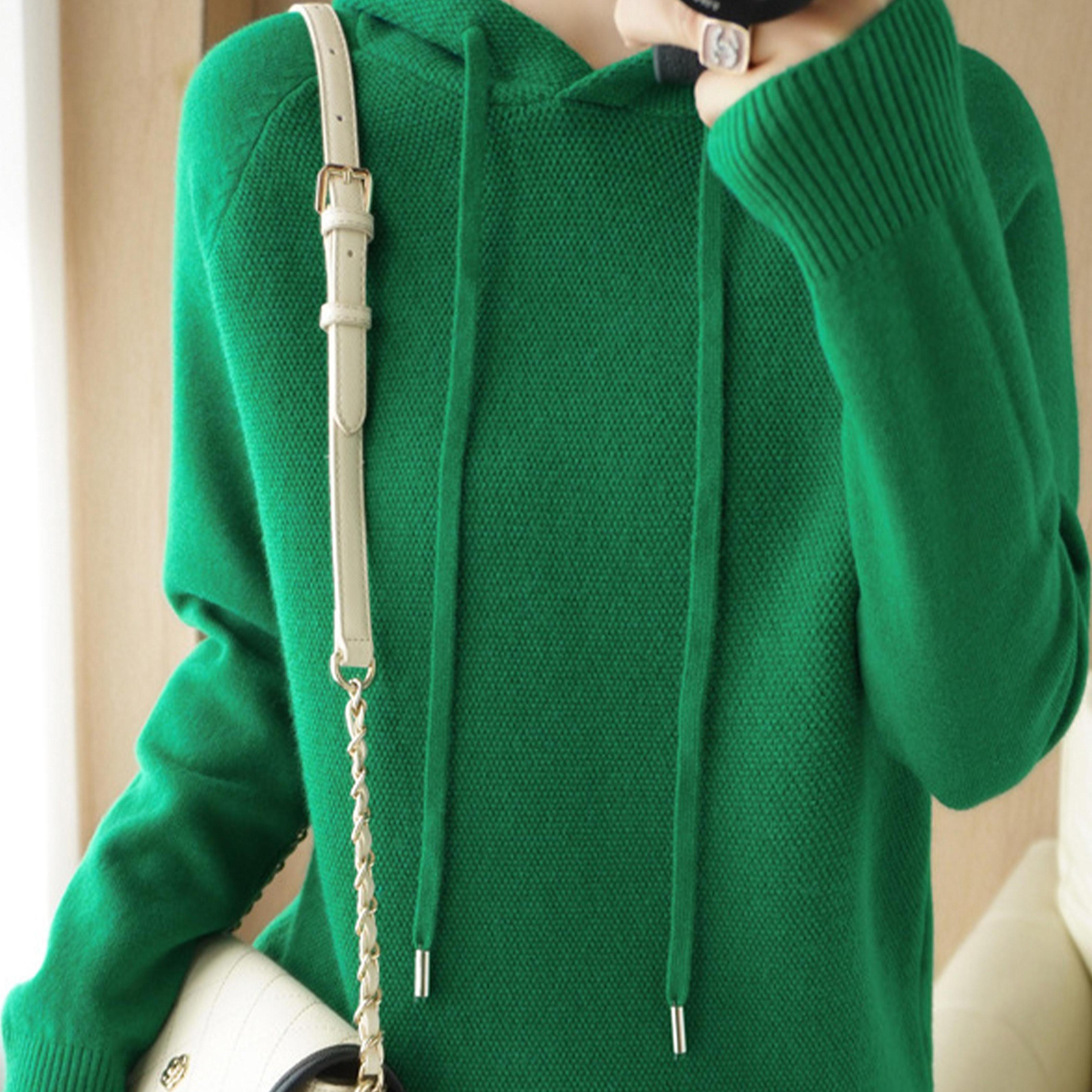 Hooded Pullover For Women - A New Style For Spring And Autumn 2026, This Casual Top Layer Is Perfect For , Featuring A Stylish Design With Ties