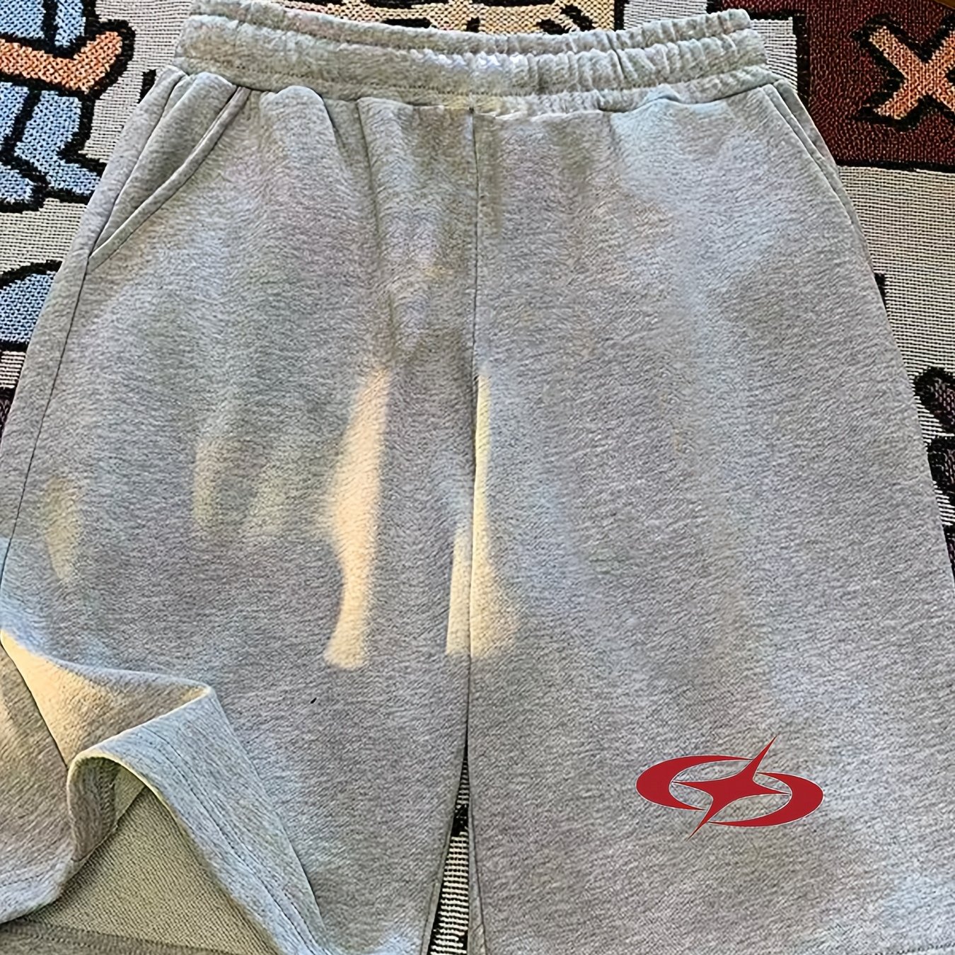 TEMU Pantalones Cortos Modernos y a para Niños, Disponibles en Tallas para Pequeños y Grandes, Versátiles Shorts Grises para Mayor Comodidad, Ideales
