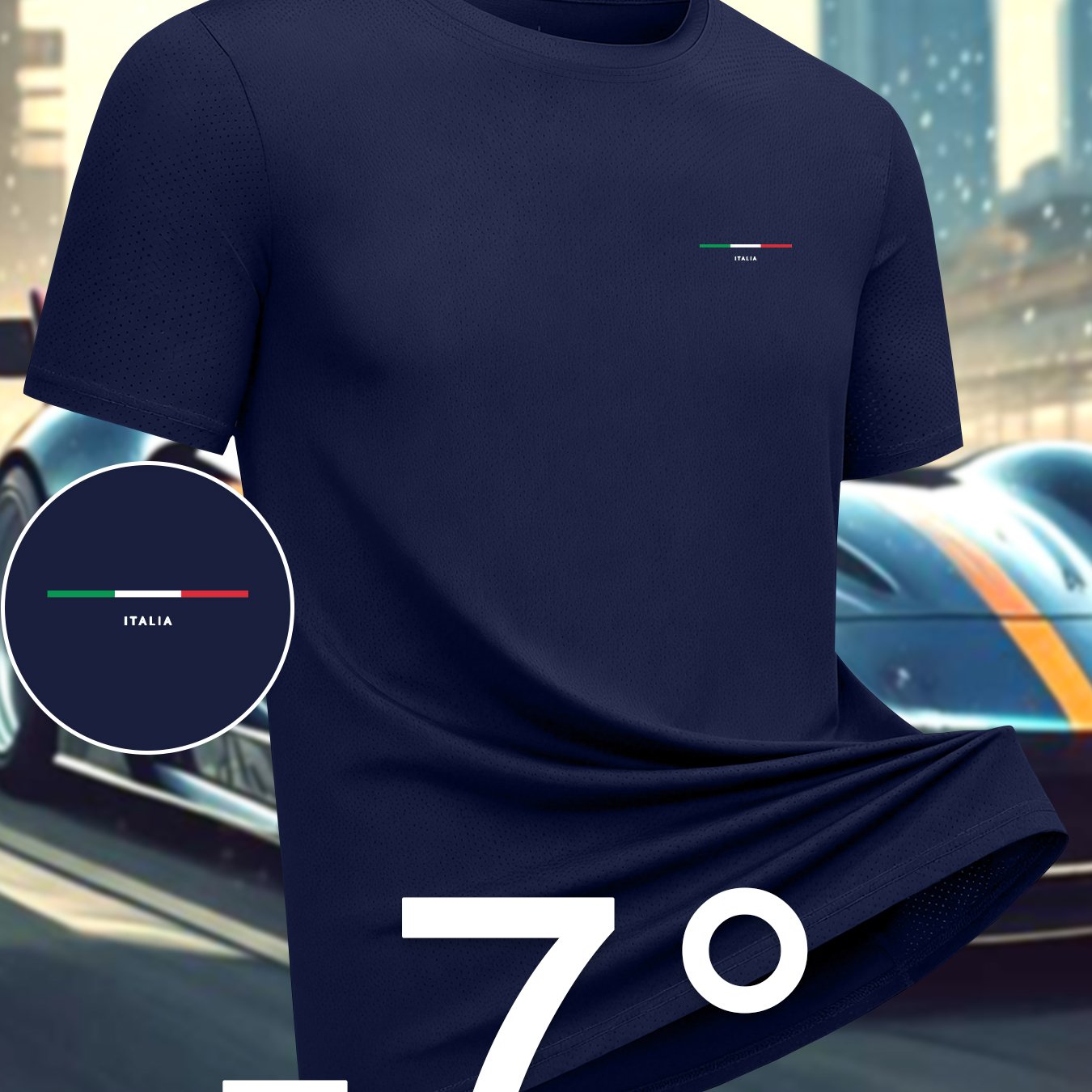 TEMU T-shirt de sport homme à manches courtes, léger, énergique, à séchage rapide, col rond, idéal pour , la gym et l'entraînement, performance et