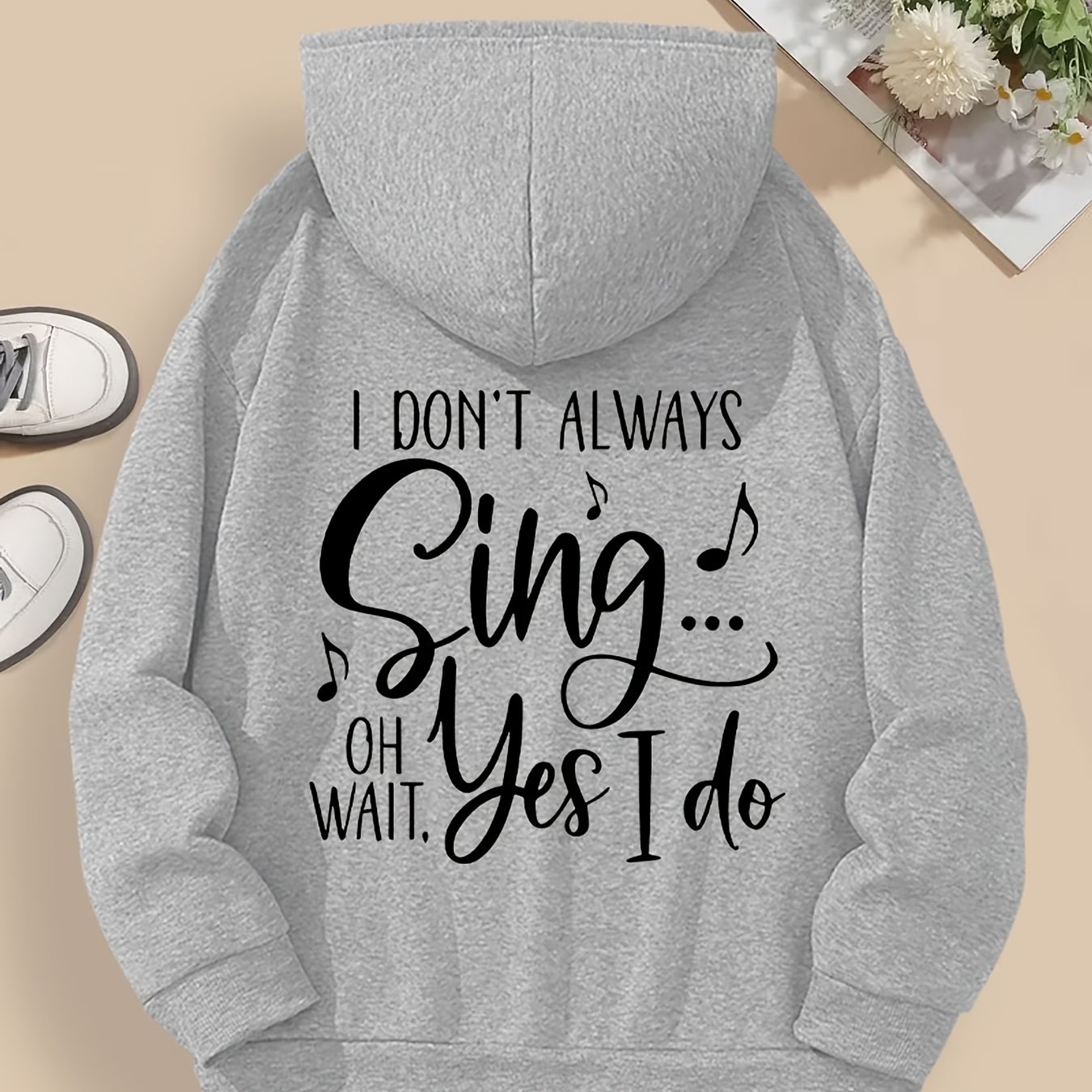 TEMU Sing. Wait, Sing. Sweatshirts, Music Sweatshirts, Gifts From Music Teachers, Music Lovers, Piano Teachers, Interesting Music Quotes
