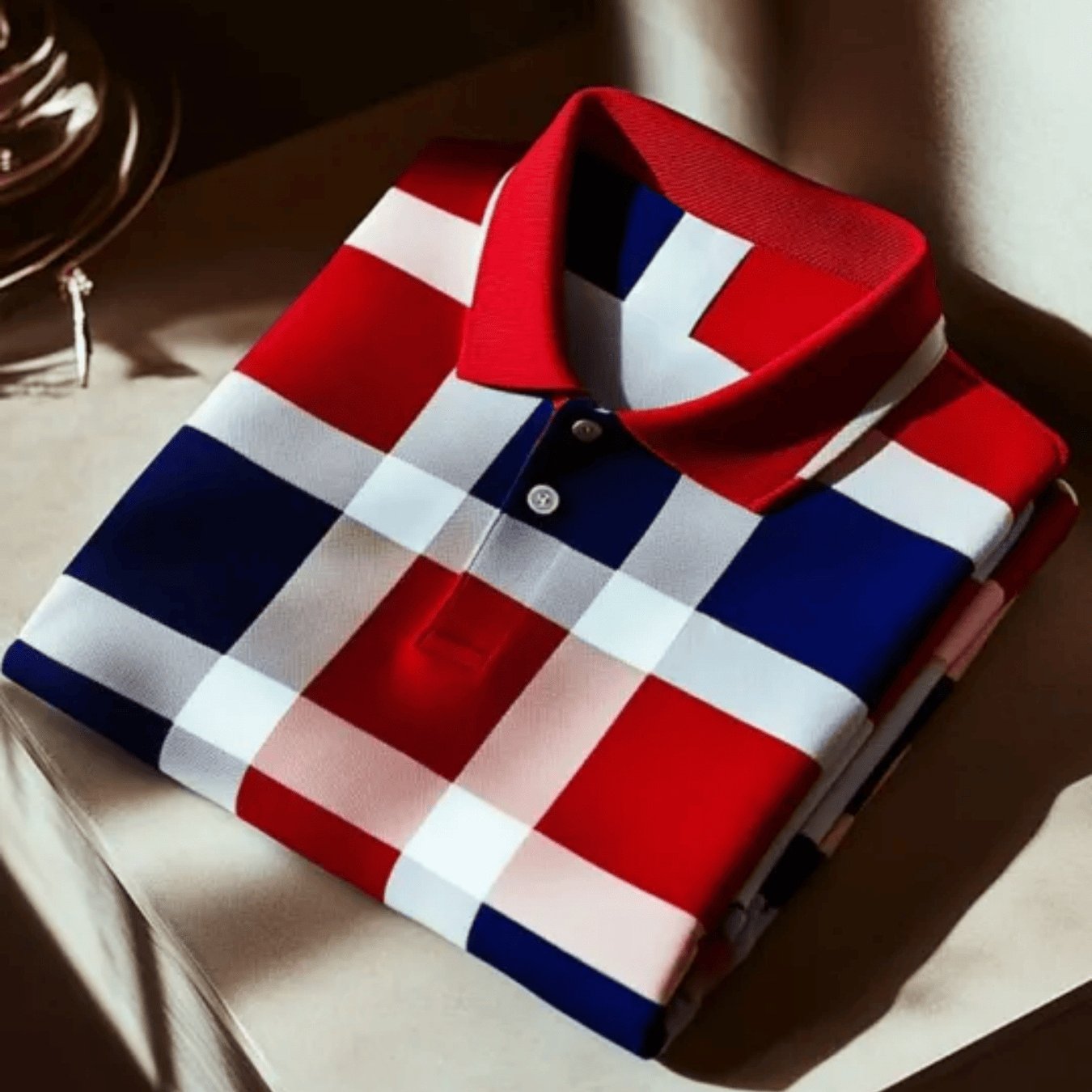 Business Men's Short Sleeved Shirt, Contrasting Print, Mature And Stable Top, Refreshing And Breathable Summer T-shirt, Men's Casual Top, Men's T-shirt, , Men's Business Casual Shirt