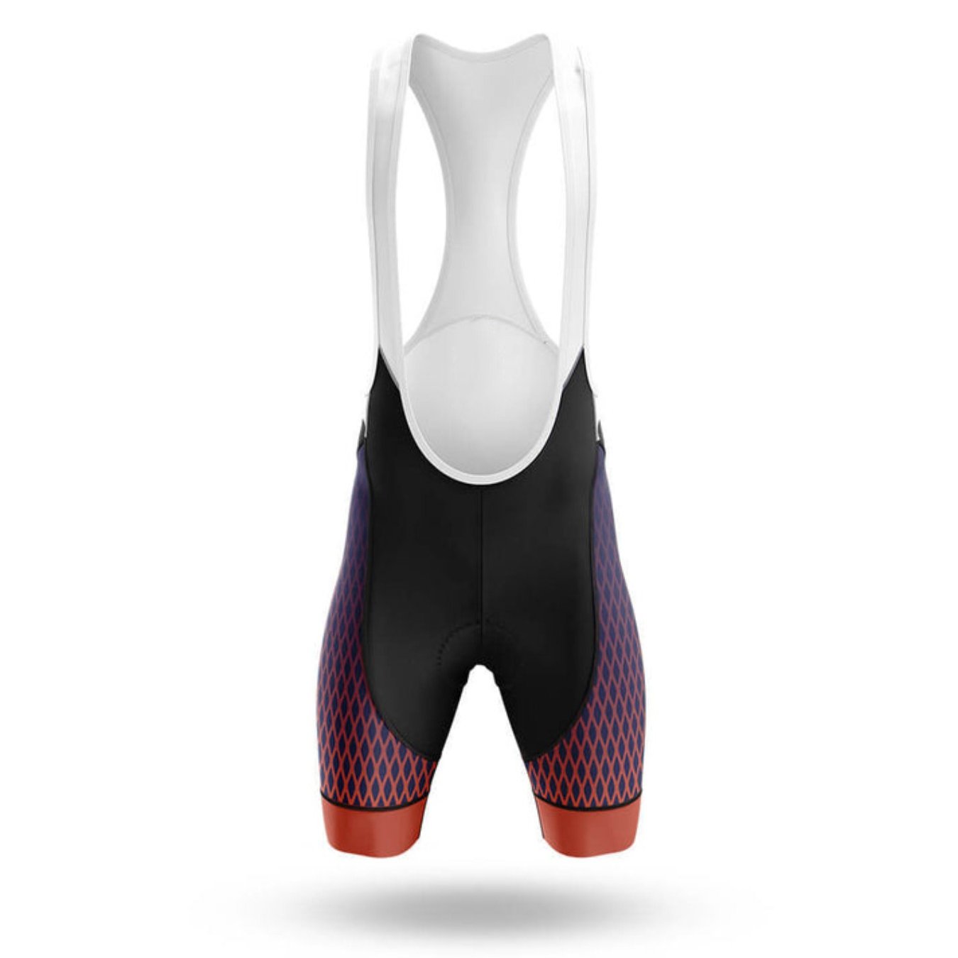 Image of Men's Padded Cycling Bib Shorts For Road Bike, Breathable Quick-dry Biking Shorts With Cushioned Pad, Comfortable For Long-distance Cycling And