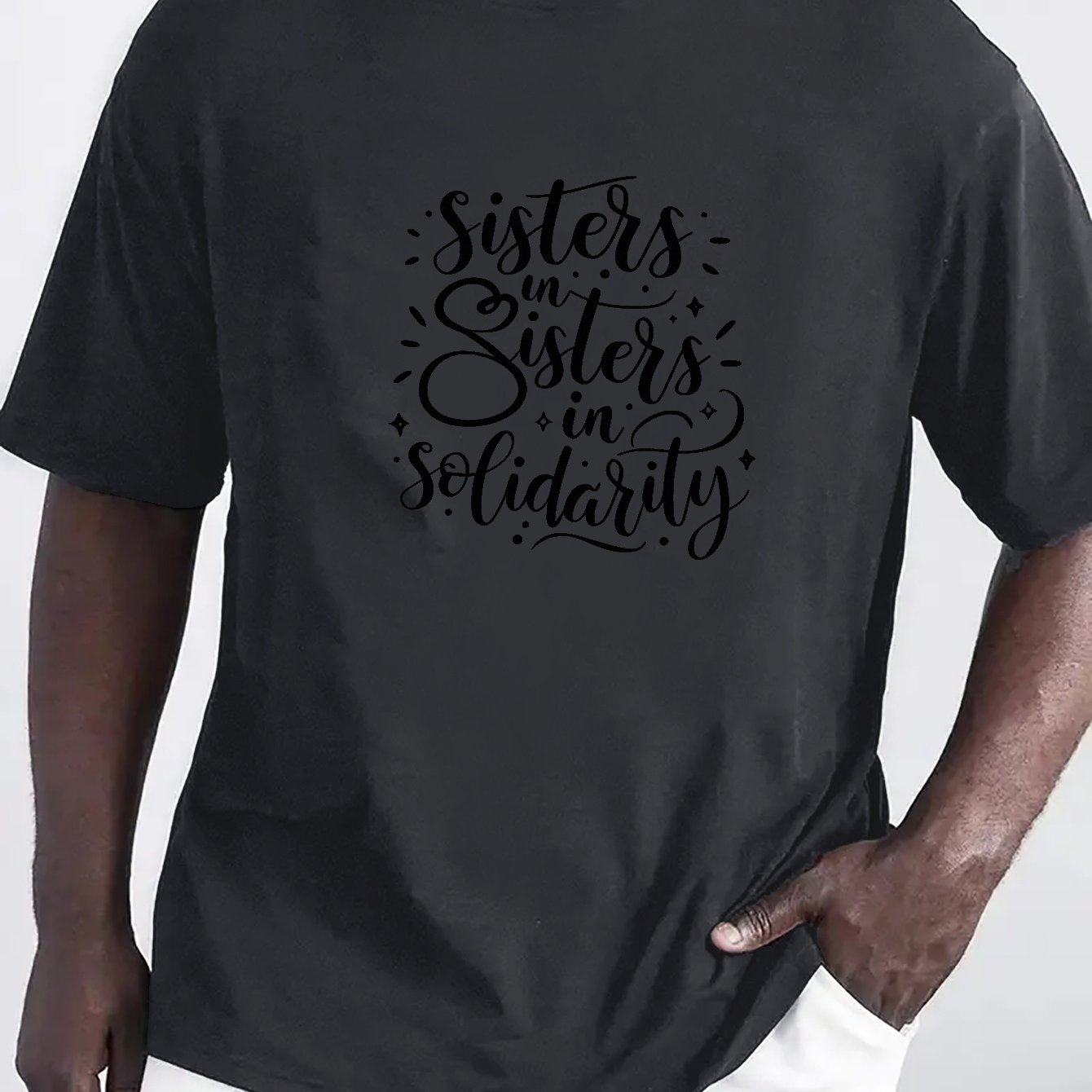 Camiseta Impresa Guardaespaldas Hermana Camisetas Hombres - Temu