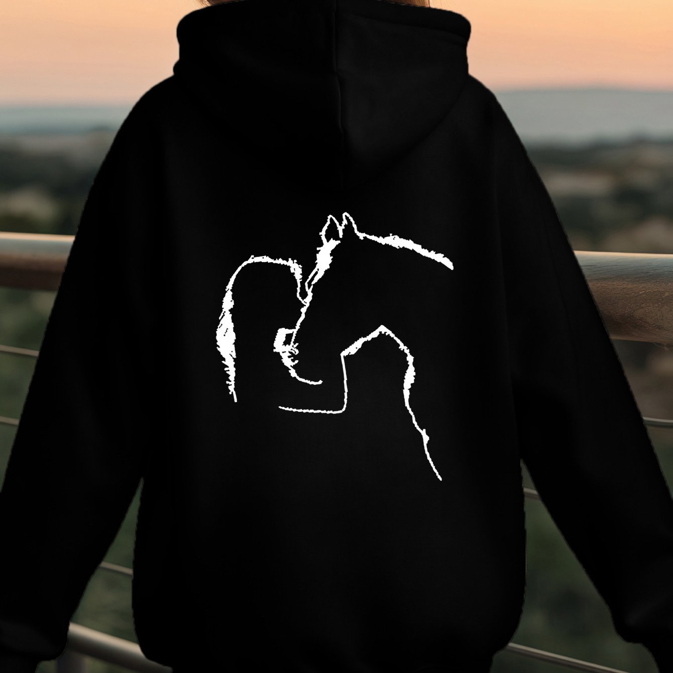 Image of Autumn And Winter Girls' Hoodie Casual Sweatshirt Fashionable, Comfortable And Warm Fashionable And Individual Letter Print Hooded Sweatshirt Top