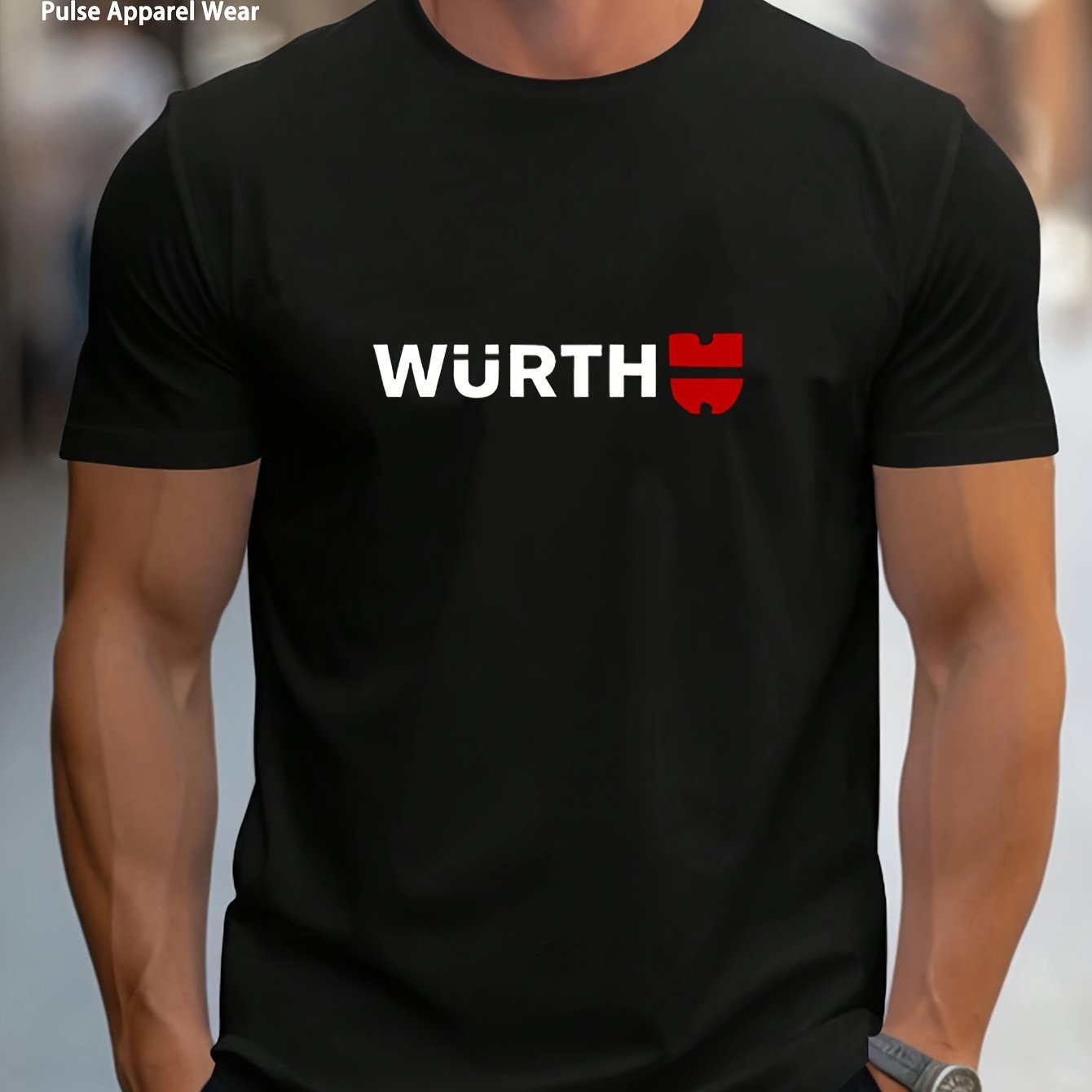 1pc Men's Casual Short Sleeve T-shirts With Lettering & - Alphabet Printing - Summer Round Neck Tees, Name_phrase Shirts, Machine Washable Matching Outfits (cost-effective Purchase) For Daily Wear