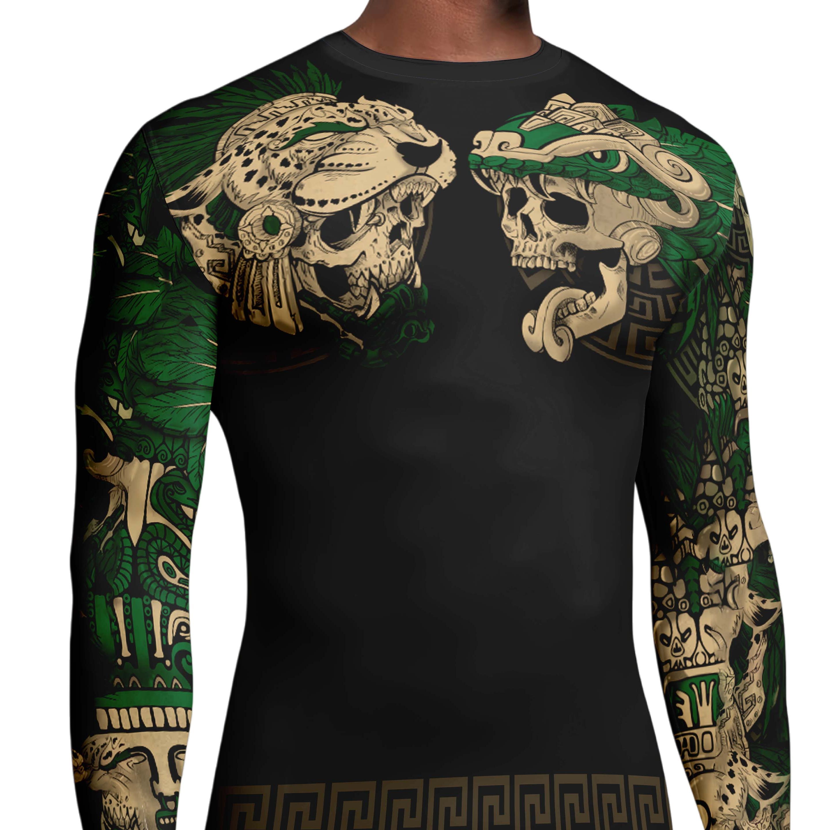 TEMU Men's Long Sleeve Athletic Compression Shirt, Armor Cosplay 3d Printed T-shirt, Fit For Gym Running & Outdoor Activities, Workout Accessories,