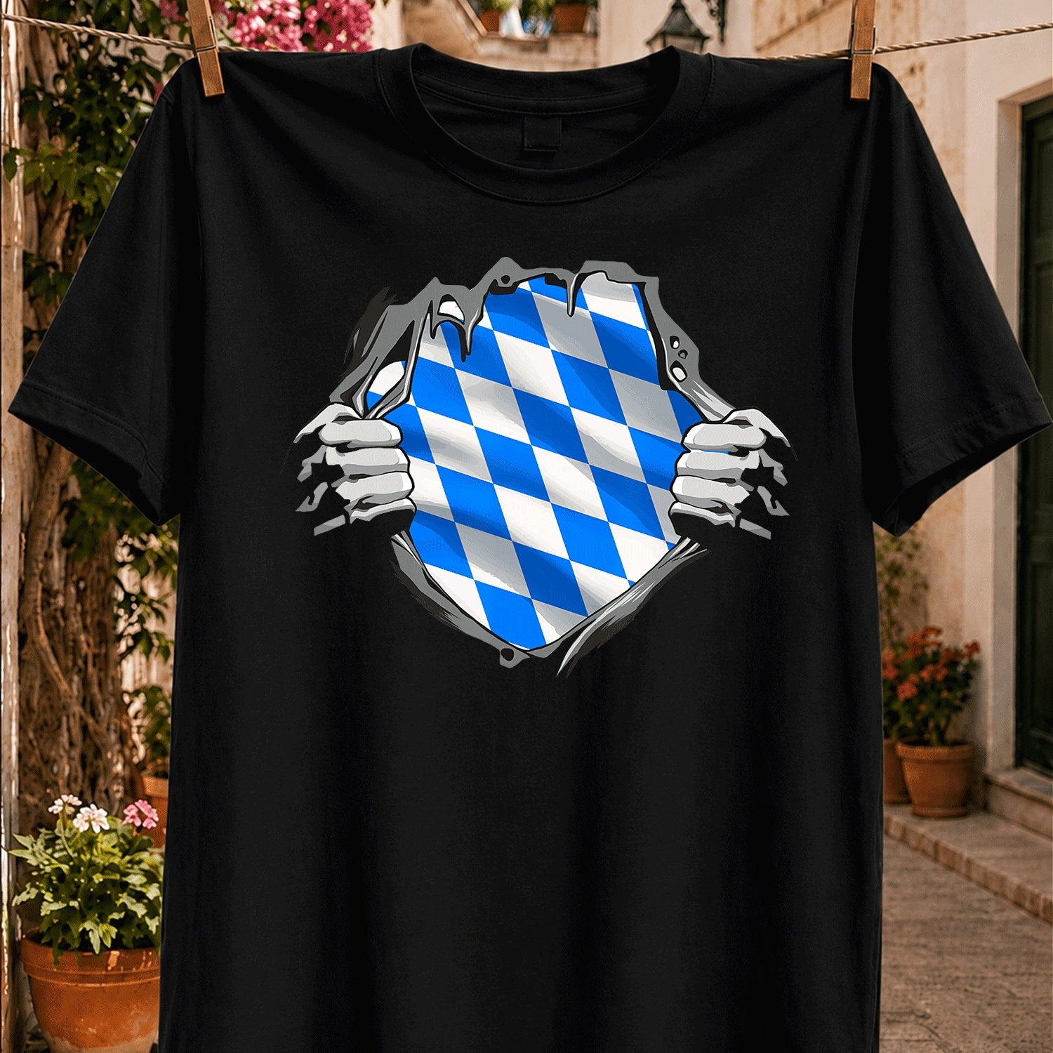 Flag Superhero Costume Flag T-shirt Women Men T-shirt, 180g