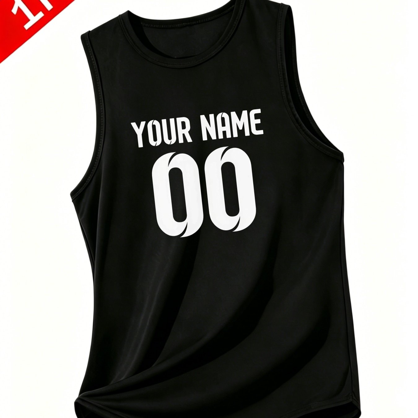 TEMU Men's Athletic Sleeveless Vest, Quick-dry Polyester Micro-elastic Fabric Breathable Fitness Running Top