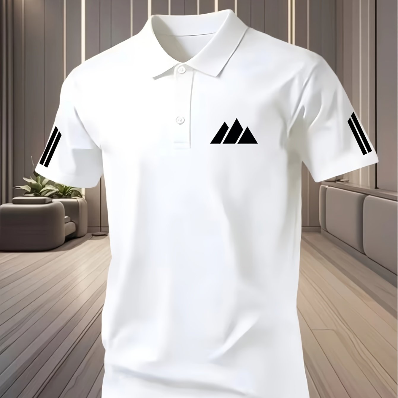TEMU Polo Stampata - Maglietta da Senza - T-Shirt a Maniche Corte, Disponibile in Molteplici Colori, Regalo di Compleanno, Pu簷 Indossata Come Interno