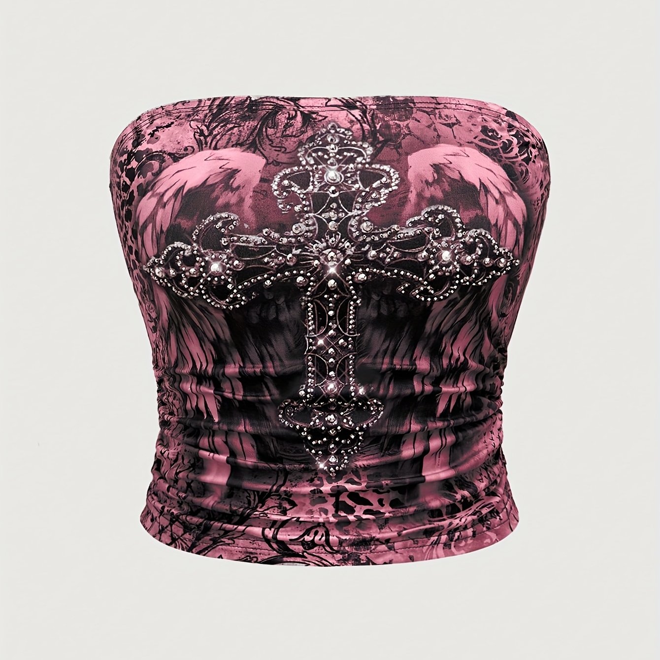 Women's Fashion Printed Off-shoulder Camisole Top