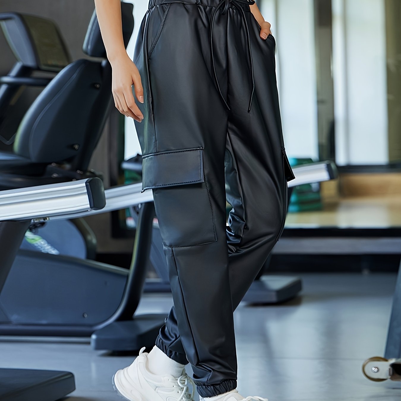 E-shop Neue Damen-Hose im europäischen amerikanischen Stil mit elastischem Bund , lässige elegante Y Vintage Freizeit-/Jogginghose, Weihnachts--Style