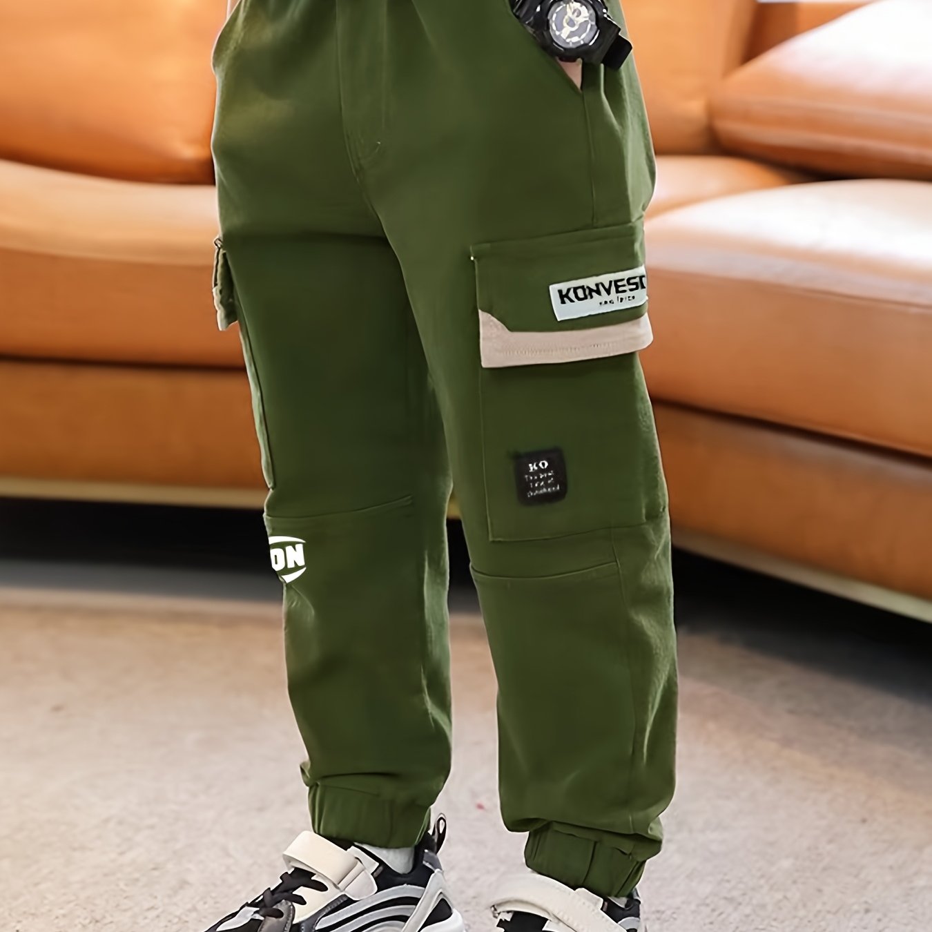 Boys' Spring And Autumn Sports Pants New Medium Large Thin Casual Comfortable Work Pants , For Outdoor