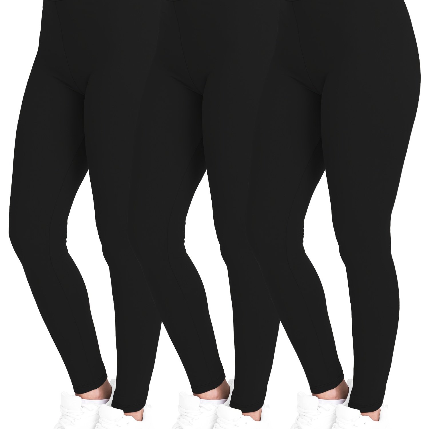TEMU Confezione da tre leggings senza cuciture a vita modellanti e liftanti da donna, pantaloni lunghezza per esercizi sui fianchi, opachi, lavabili