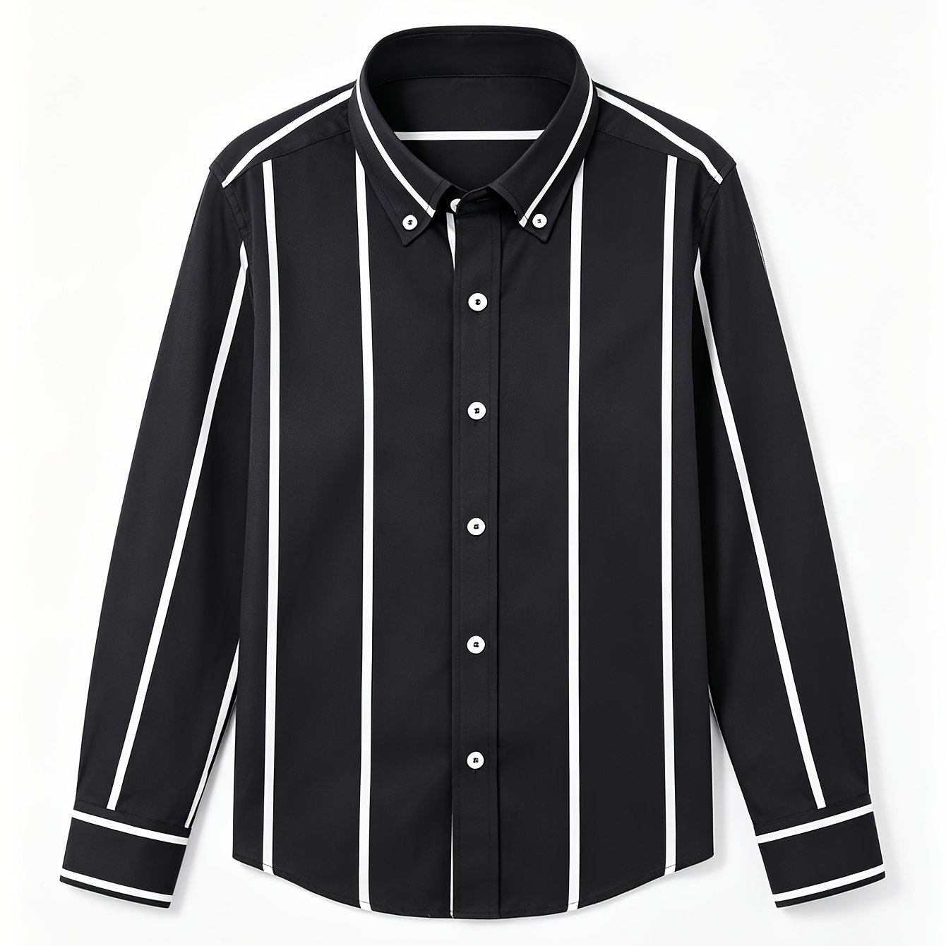 TEMU Back To Schoolï¼teenage Striped Shirt, Fashionable And Trendy New Style, Versatile, Sunny And , For Teenagerï¼suitable For Weddings, Business