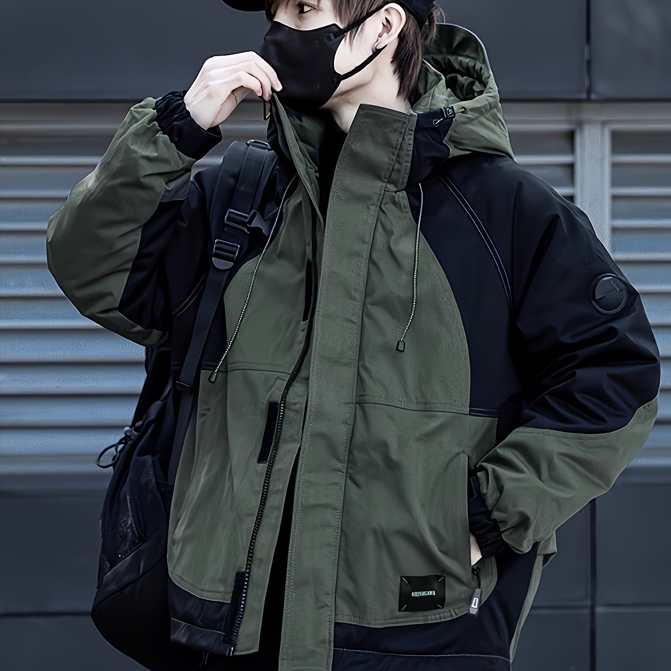 TEMU Men's Short Outdoor Jackets For Spring And Autumn, Suitable For Teenagers.