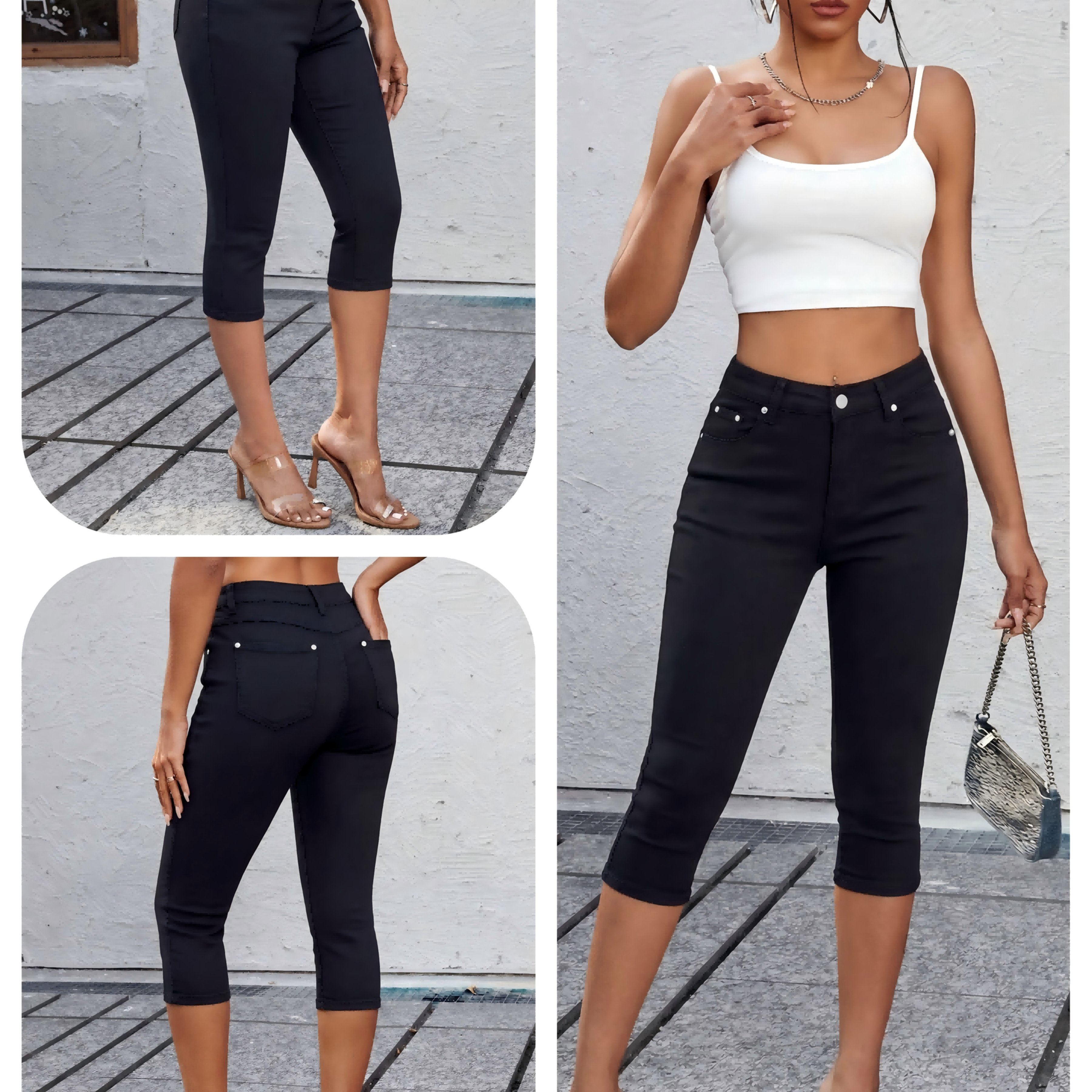 2026 Spring/summer Collection, Straight-cut Jeans For Women, Made From Comfortable Stretchy Fabric, Elegantly Fitted To Highlight The Waist And Hips, Trendy And Versatile
