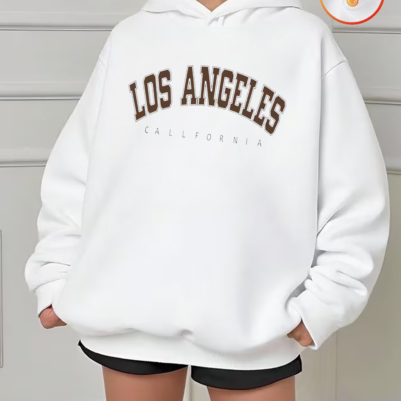 Image of Girls' Long Sleeve Hooded Pullover | 360g Thickened, Stylish Streetwear With Soft Comfortable Fabric, Ideal For Fall/winter Daily Use And School, Christmas Gift, For Teenager