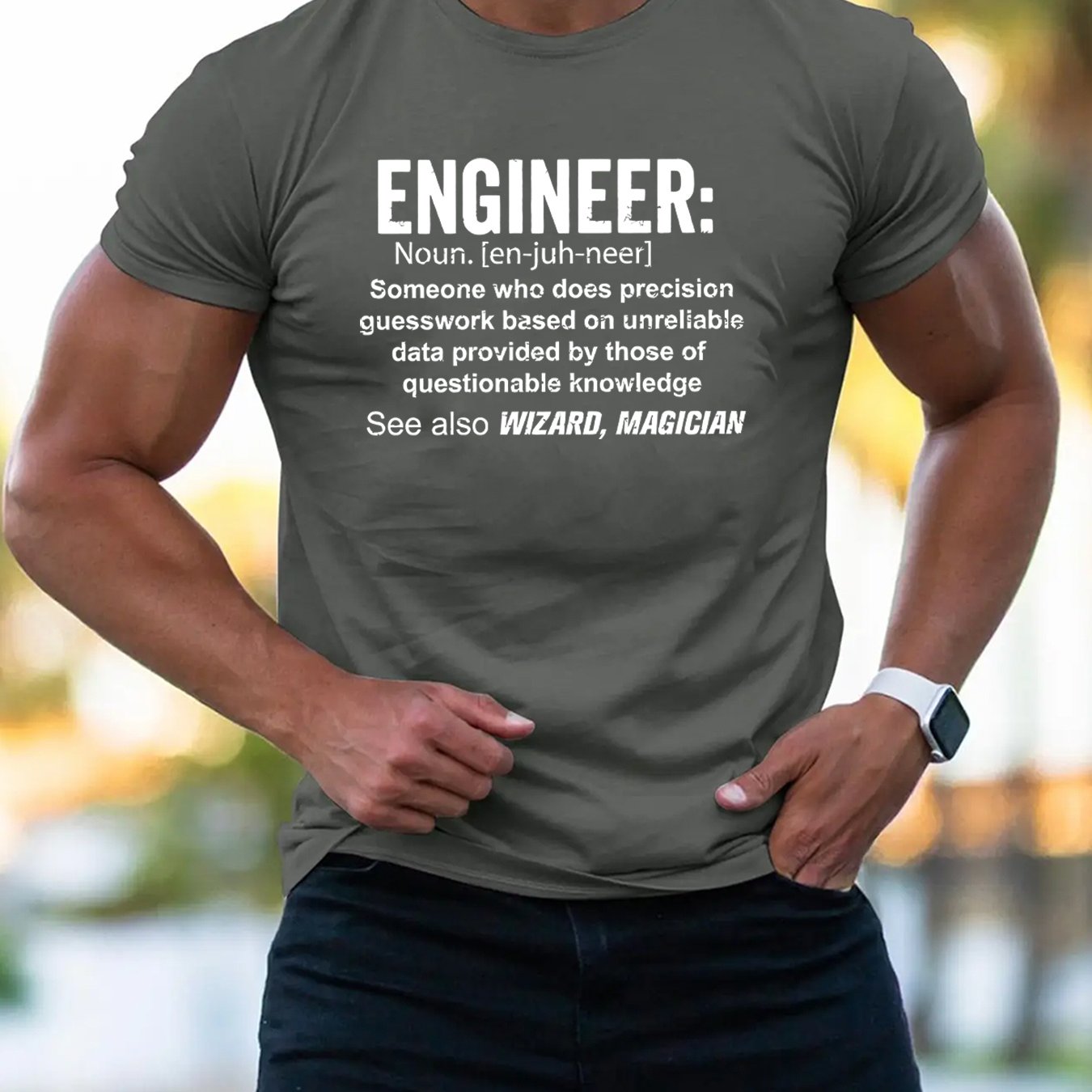 TEMU Summer Men's Fashion Print Short Sleeve T-shirt