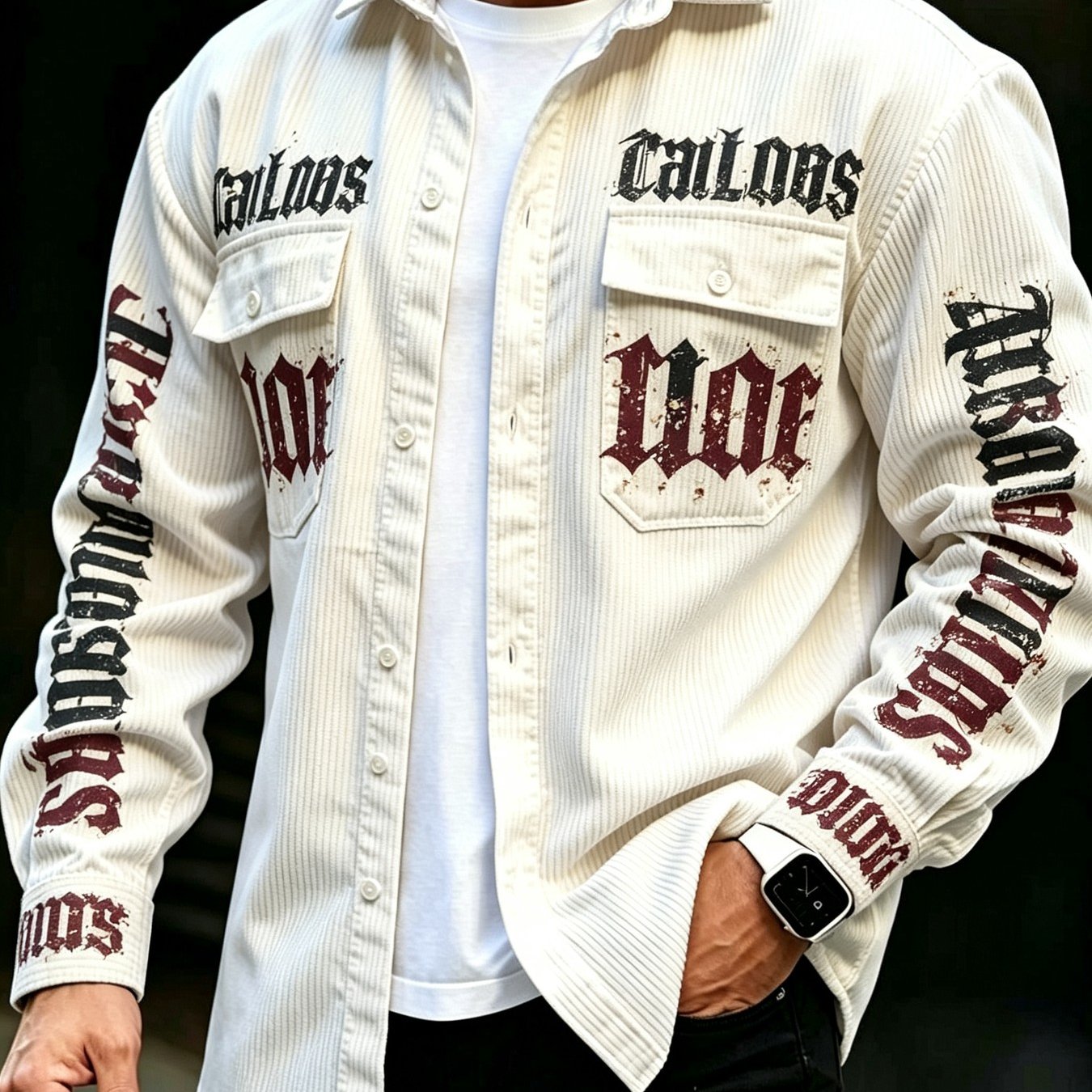 Image of Men's Jacket With Non-embroidered Design, Made Of Skin-friendly And Comfortable Fabric. Casual And Versatile Style, Suitable For Camping, Outdoor Activities, , And More. A Top For A Gift.