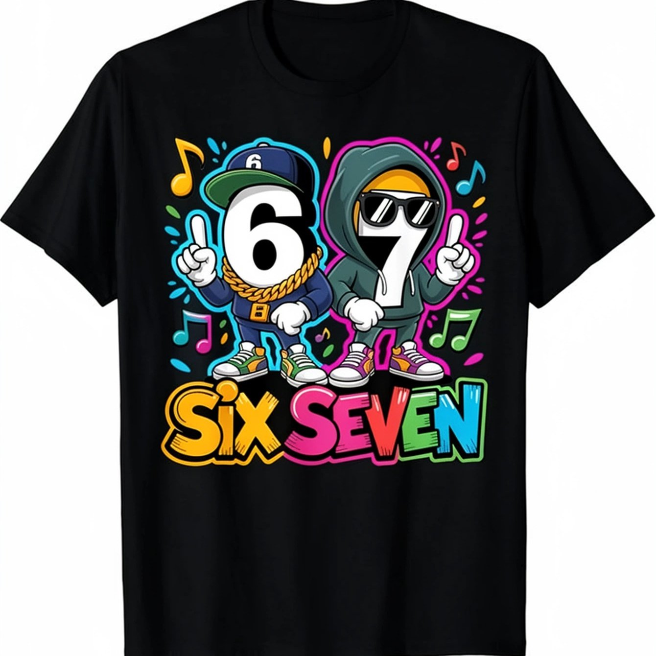 Italian 67 Puzzle Math Brain Teaser T-shirt- Short Sleeve Summer Top With 67 , Micro-stretch Fabric Suitable For Math Puzzles And Video Game Enthusiasts, Casual Wear For& Puzzle , Ages 6-12 Years