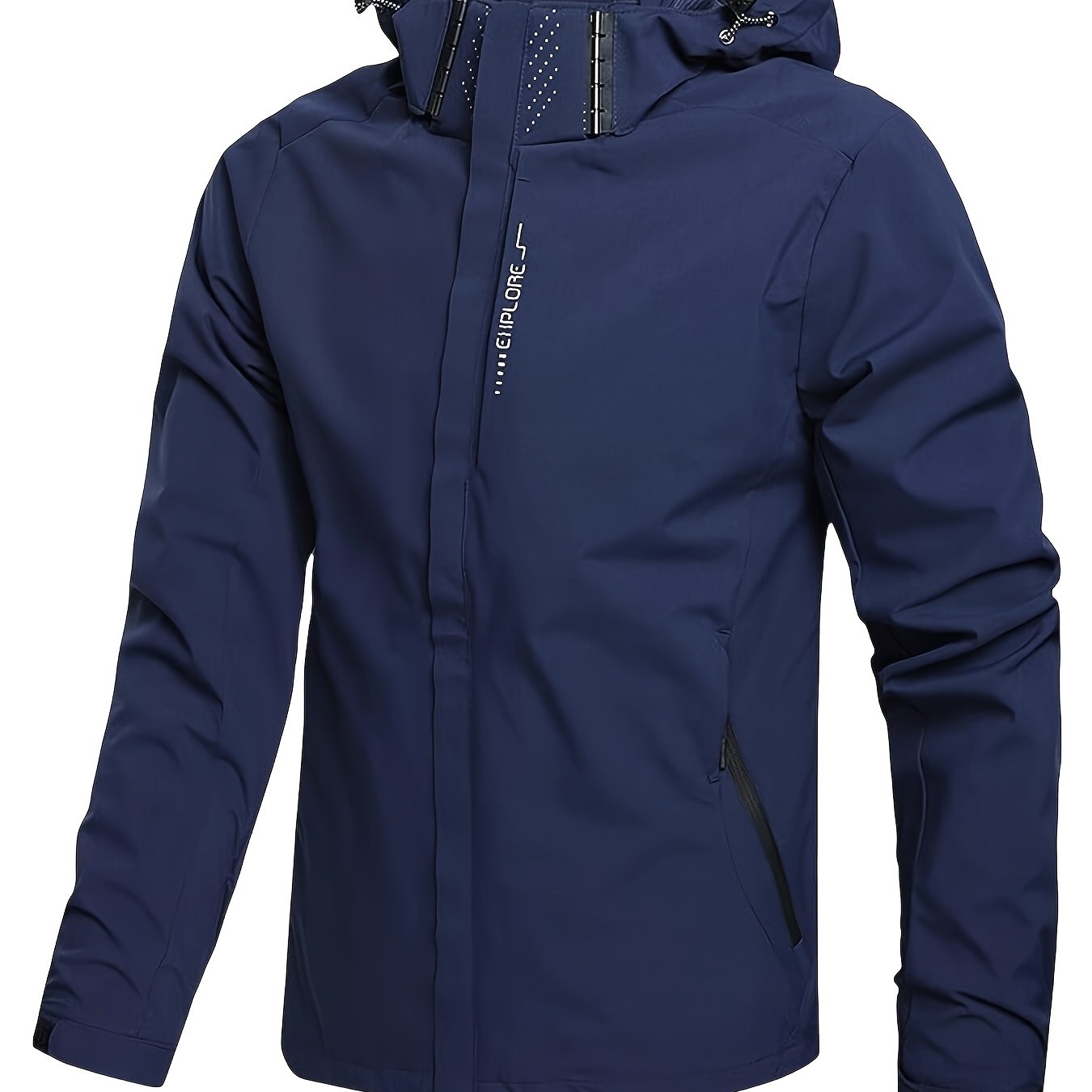 TEMU Men's Clothing Sports Lightweight Fishing Jacket Shell Hooded Male Outdoor Coat Hiking Jacket