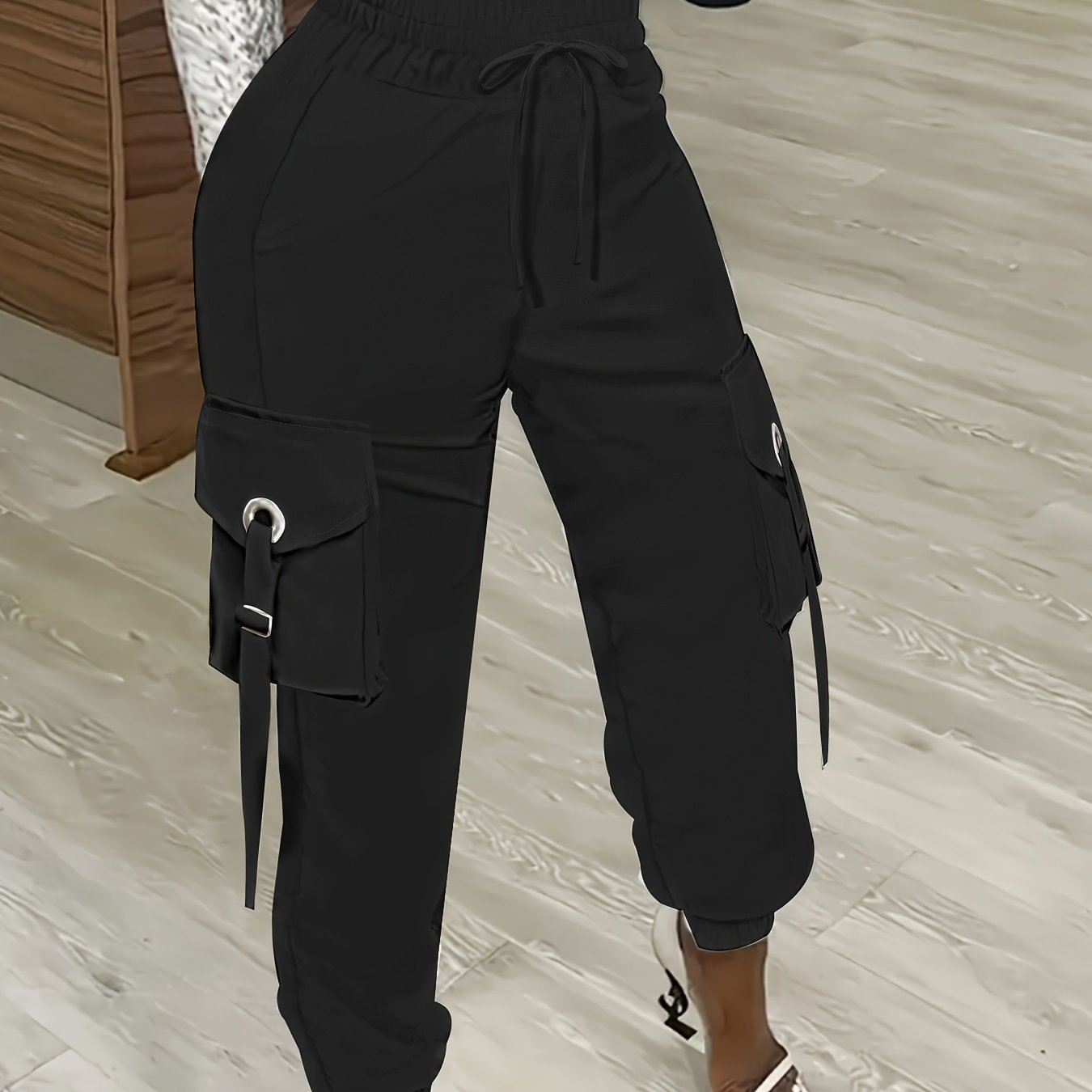 Elastic- Drawstring Pants