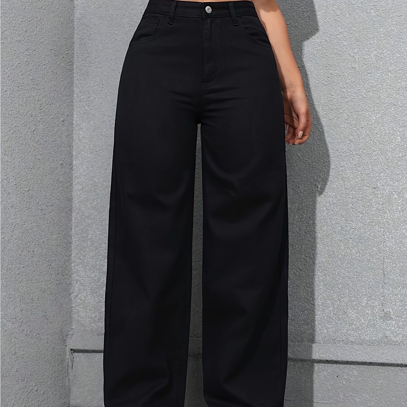Image of 26ss Women's Wide Straight Casual Trousers, Suitable For Daily Wear All-match Long Pants