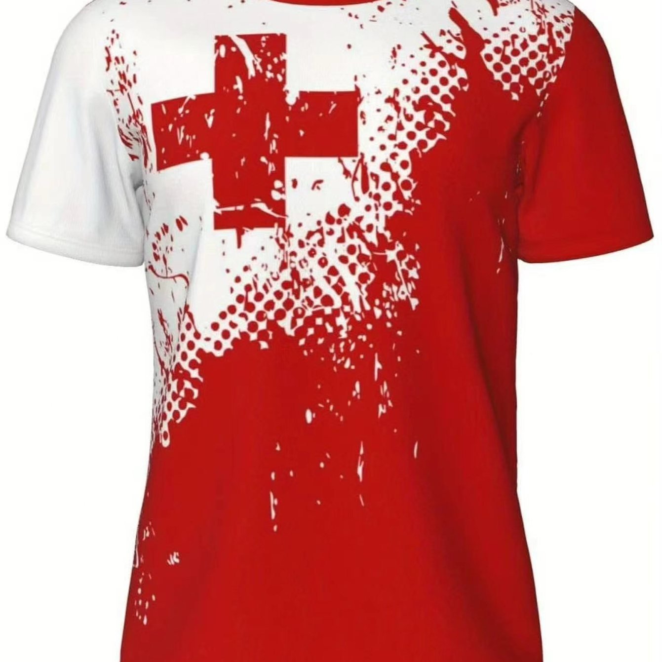TEMU [printed Design-not Textured] Printed Tonga Sweatshirt, Suitable For Running, Cycling, Tennis, And Fitness Enthusiasts - Modern Pattern Men's