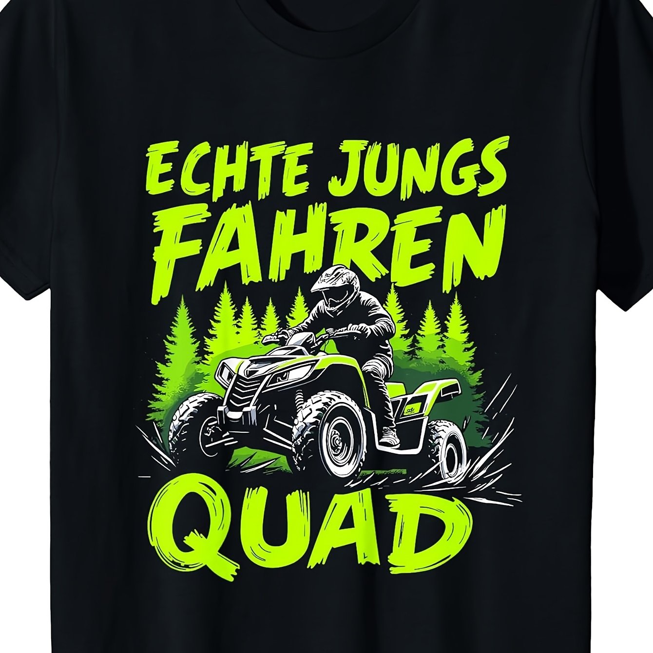 Image of T-shirt With German Text Fahren Offroad Atv Utv Quadrider Men's T-shirt Classic Perfect For Home|outdoor|work|gifting (birthdays|valentine's Day|mother's Day) Small-3xl Unisex