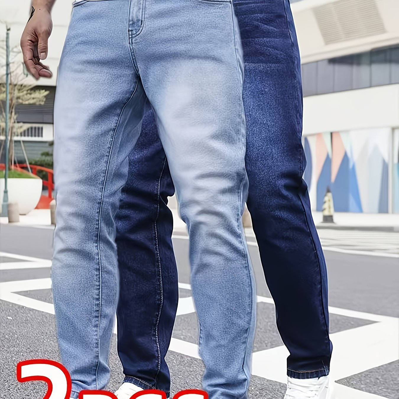 Men's Slim Fit Jeans Two-pack
