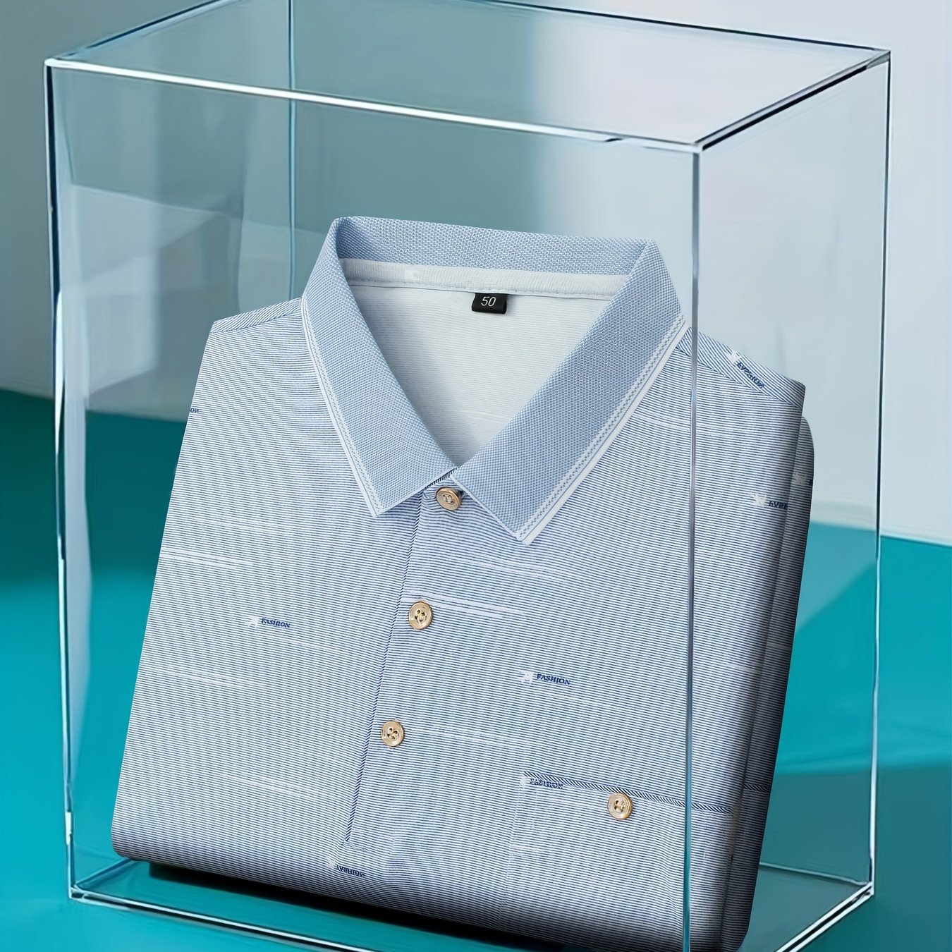 TEMU [] Men's Short Sleeve T-shirt Summer Lapel Athletic Tee