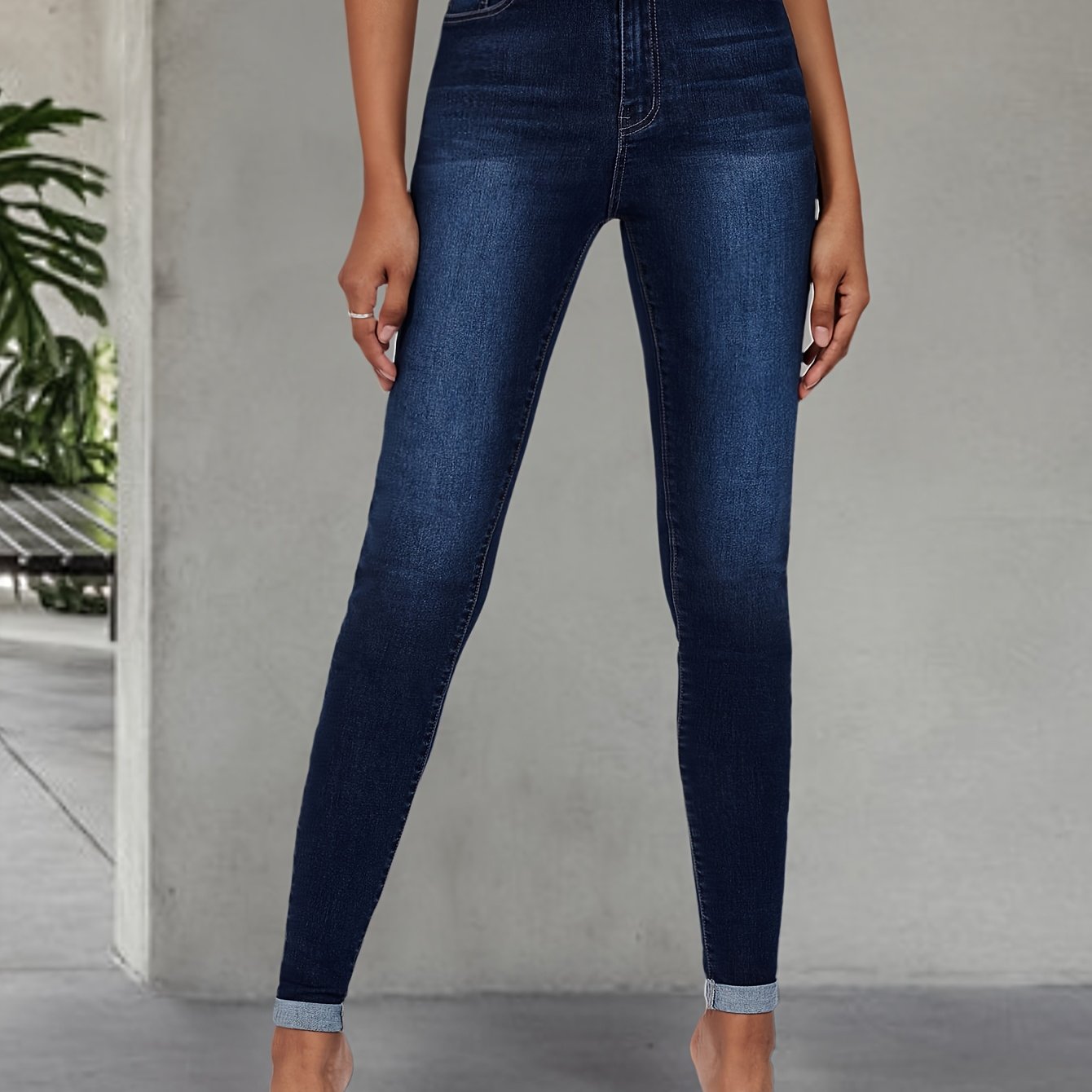 Catfish Fashion Stretch Skinny Jeans Denim Jeans