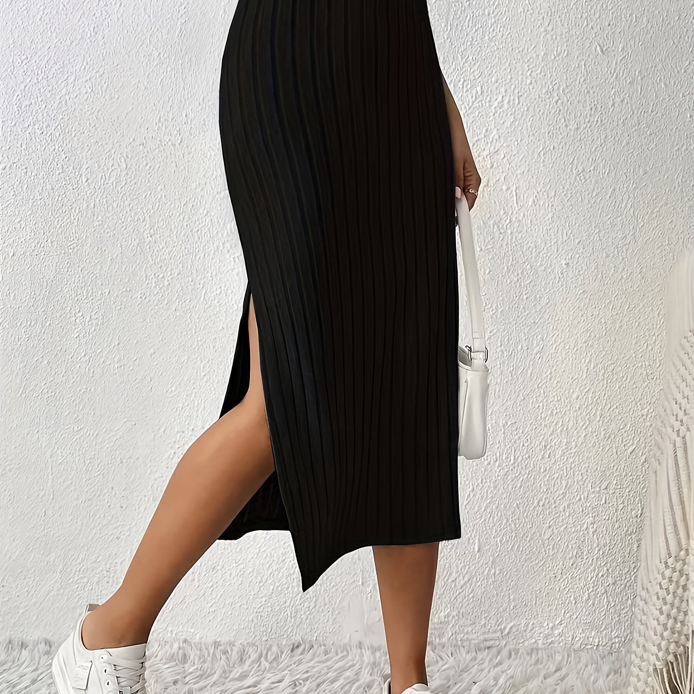 TEMU Women's Slit Skirt