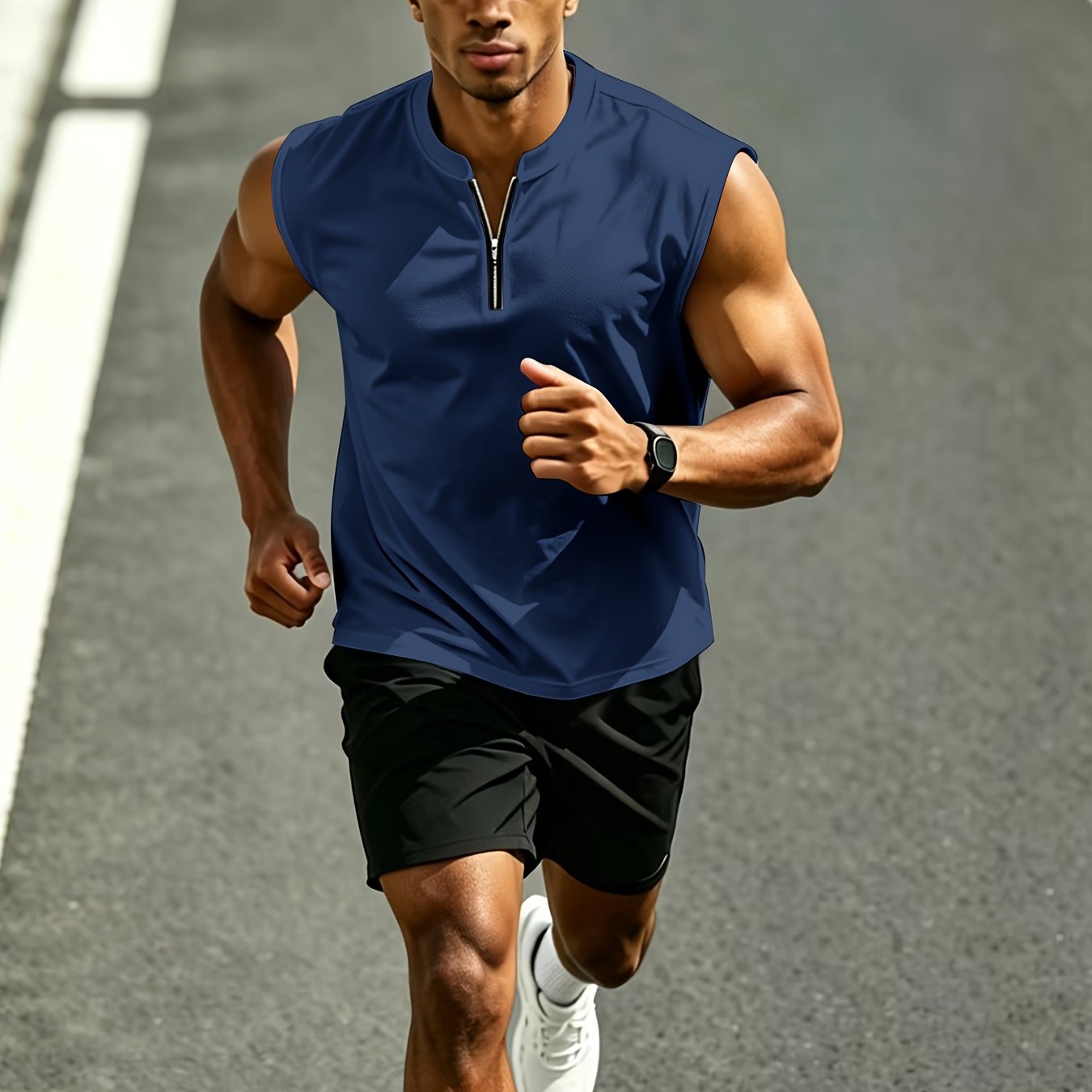 TEMU Spring Summer Men's Casual Athletic Henley T-shirt, Outdoor Fitness Running Men's Casual Shirt, Breathable And Soft, Fresh And Comfortable,